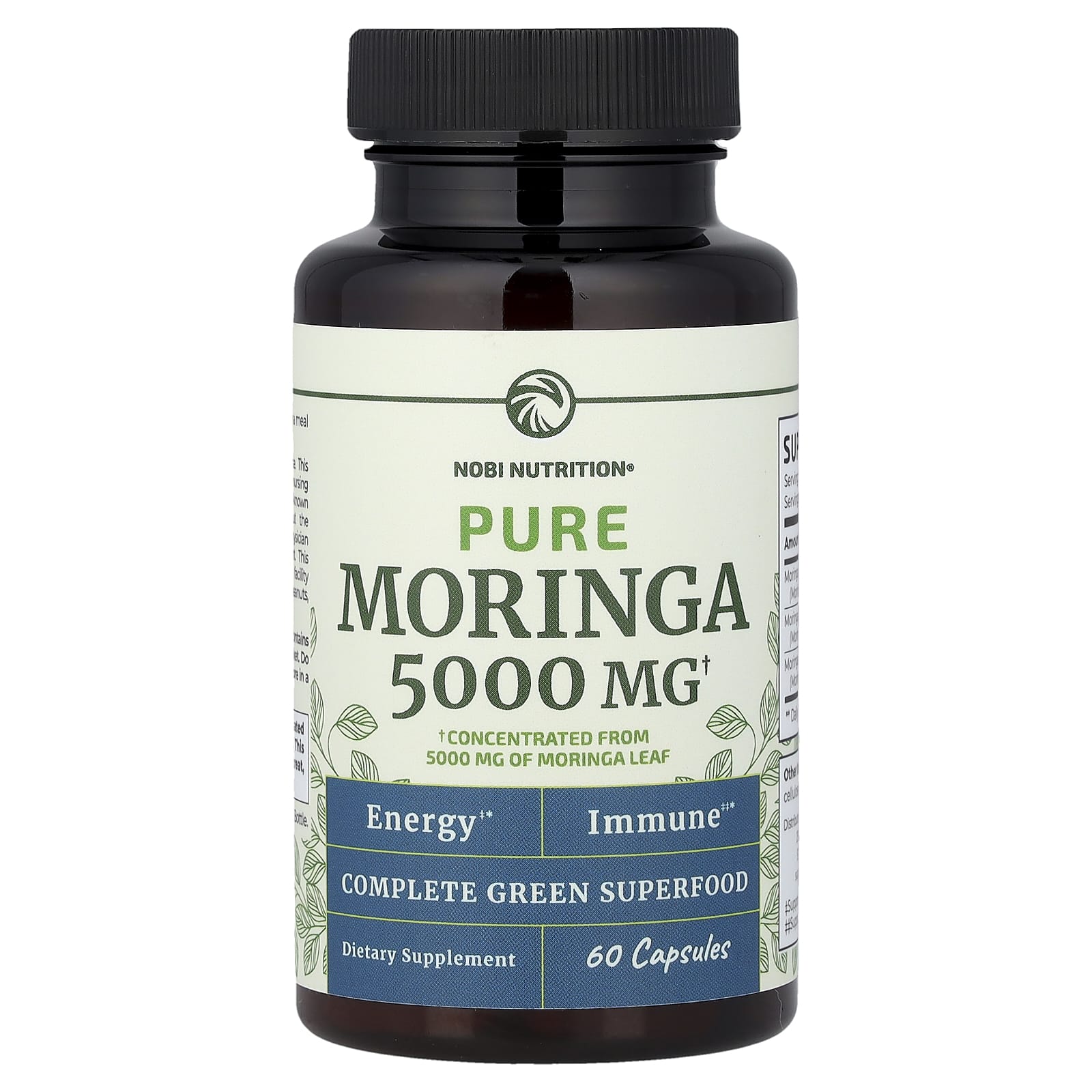 Nobi Nutrition Pure Moringa – 60 gélules — Tunisie