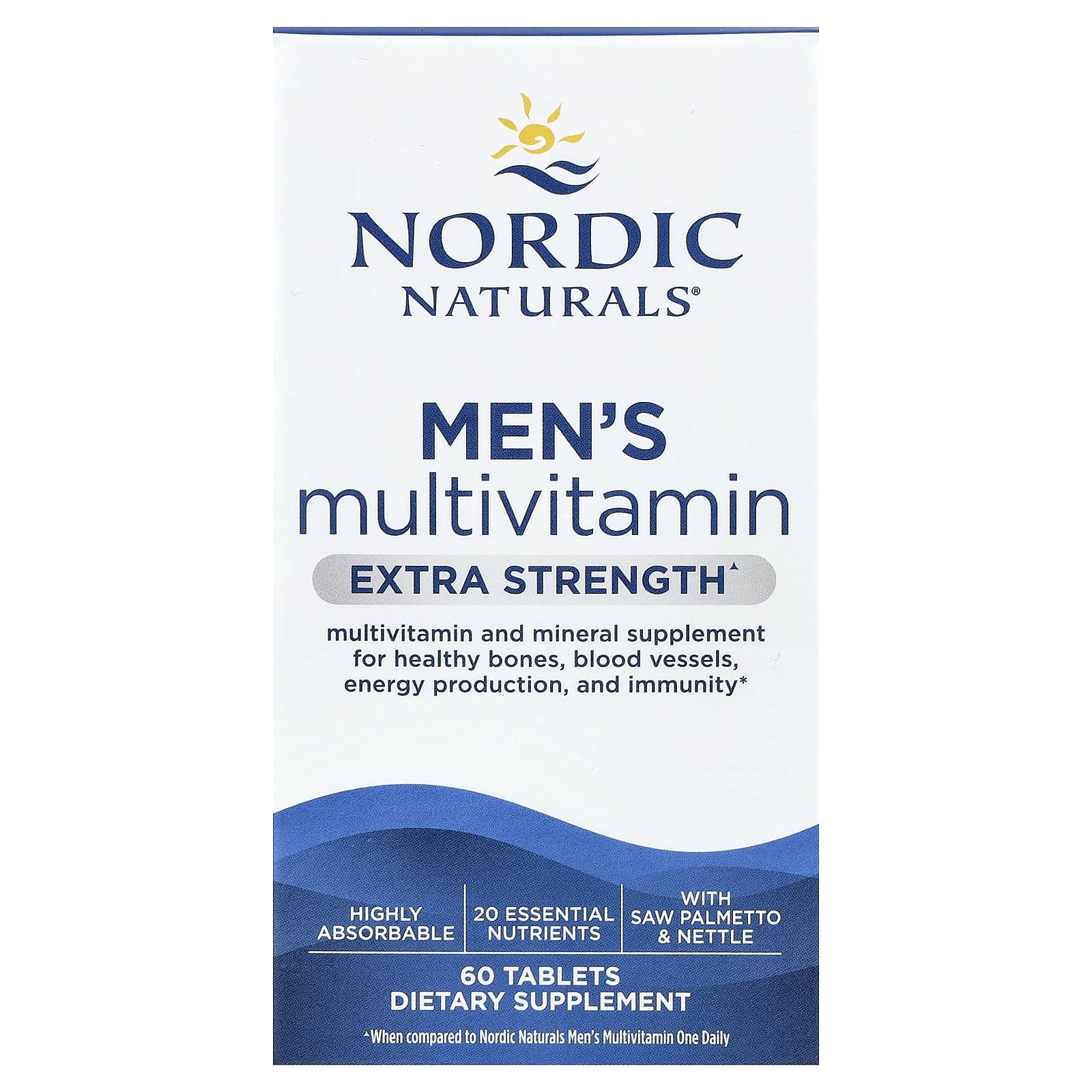 Nordic Naturals Men's Multivitamin – 60 comprimés — Tunisie