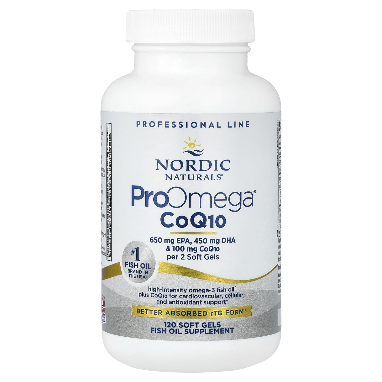 Nordic Naturals ProOmega CoQ10 – 120 capsules molles — Tunisie