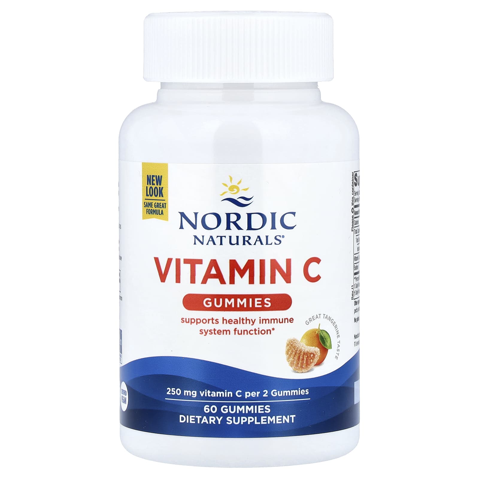 Nordic Naturals Vitamin C Gummies, Tangerine – 125 mg – 60 gommes — Tunisie