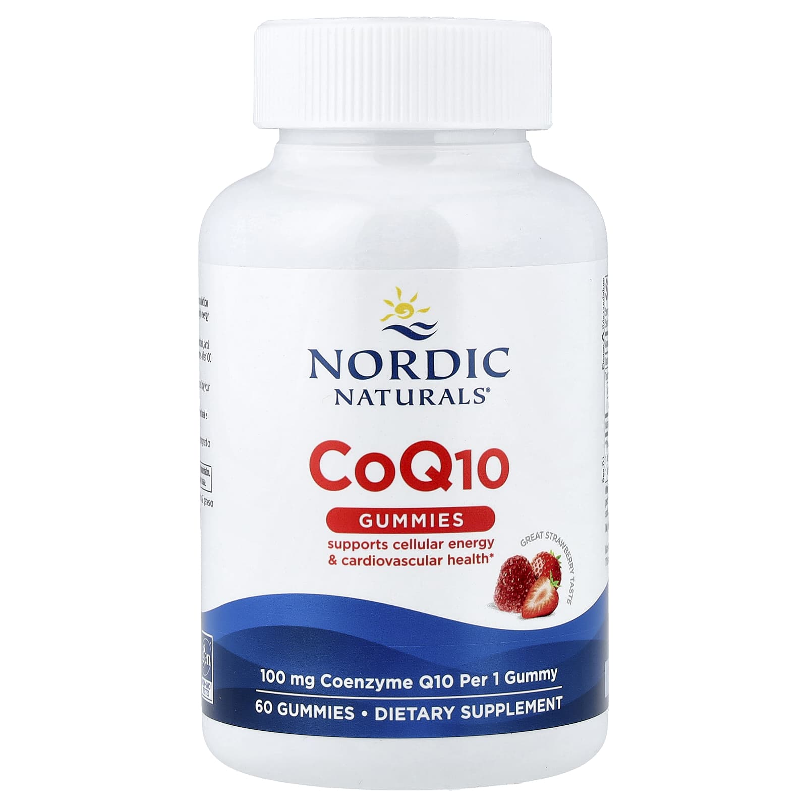 Nordic Naturals CoQ10 Gummies – Strawberry – 10 gommes — Tunisie