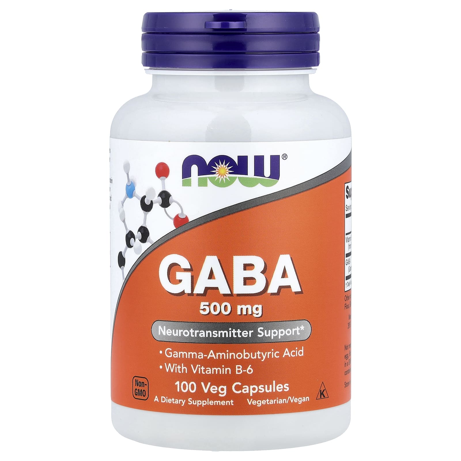 NOW Foods GABA – 100 gélules végétales — Tunisie