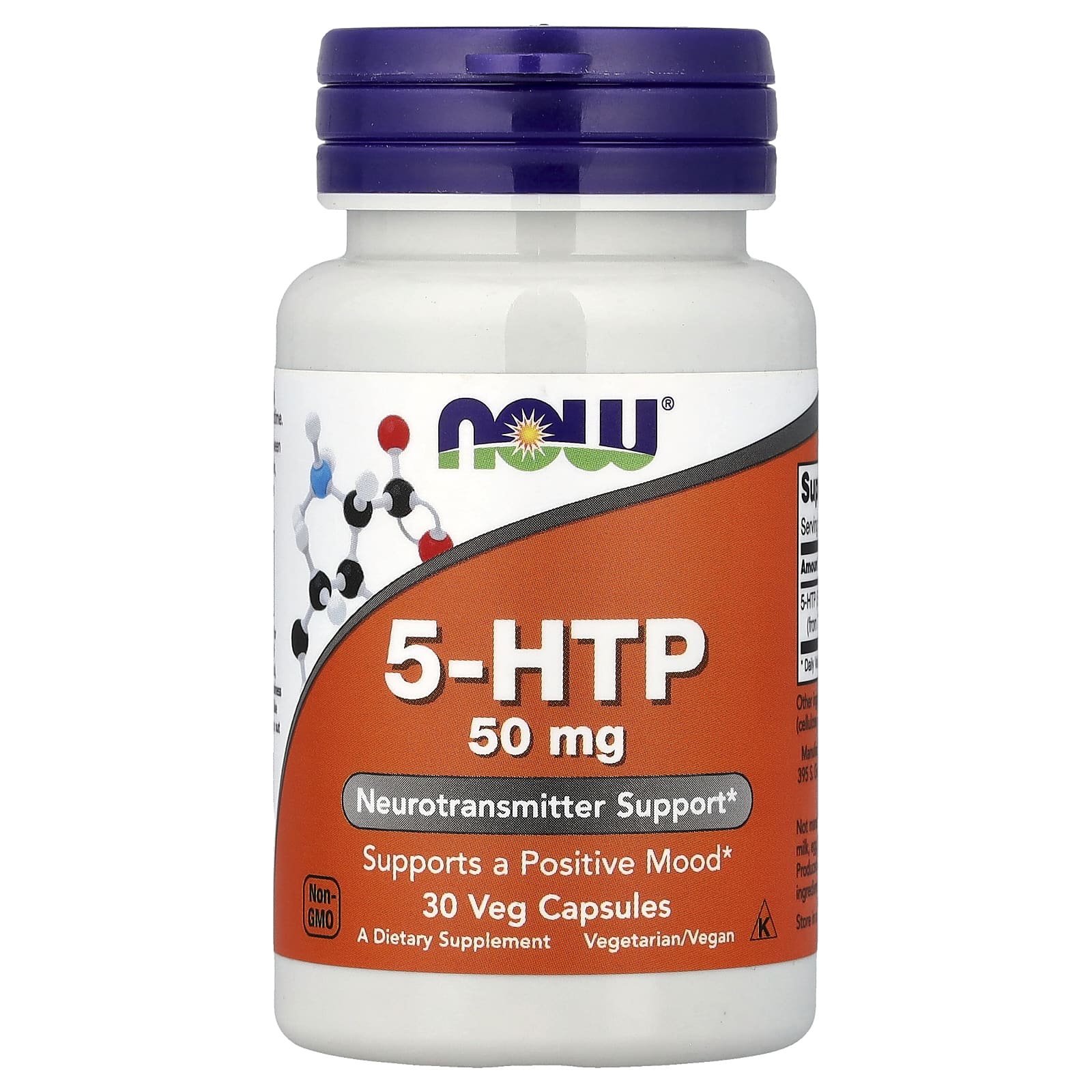 NOW Foods 5-HTP – 30 gélules végétales — Tunisie