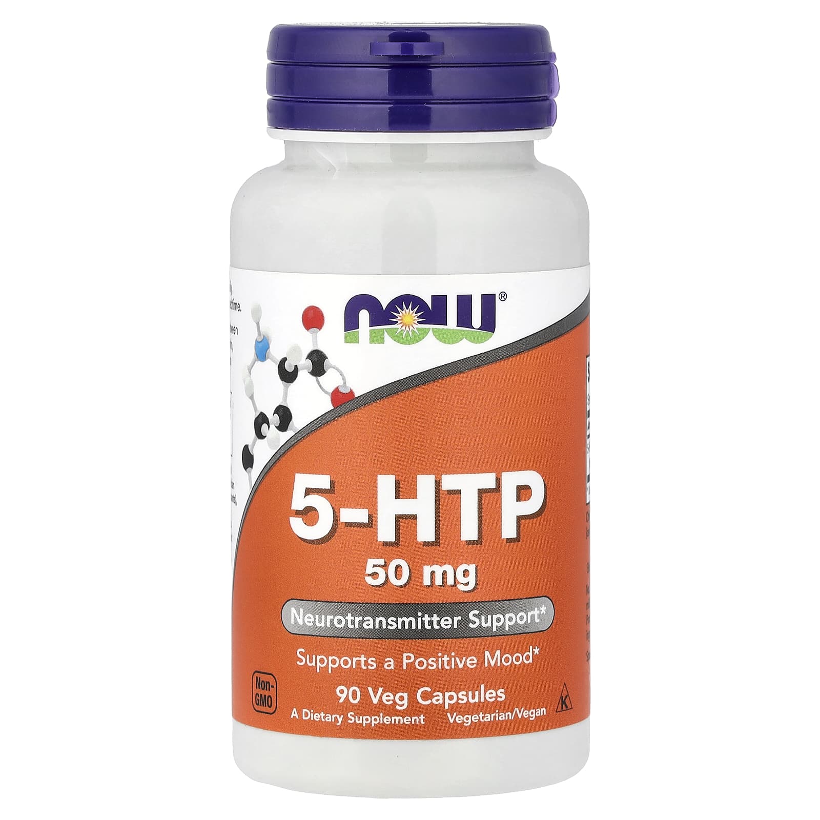 NOW Foods 5-HTP – 90 gélules végétales — Tunisie