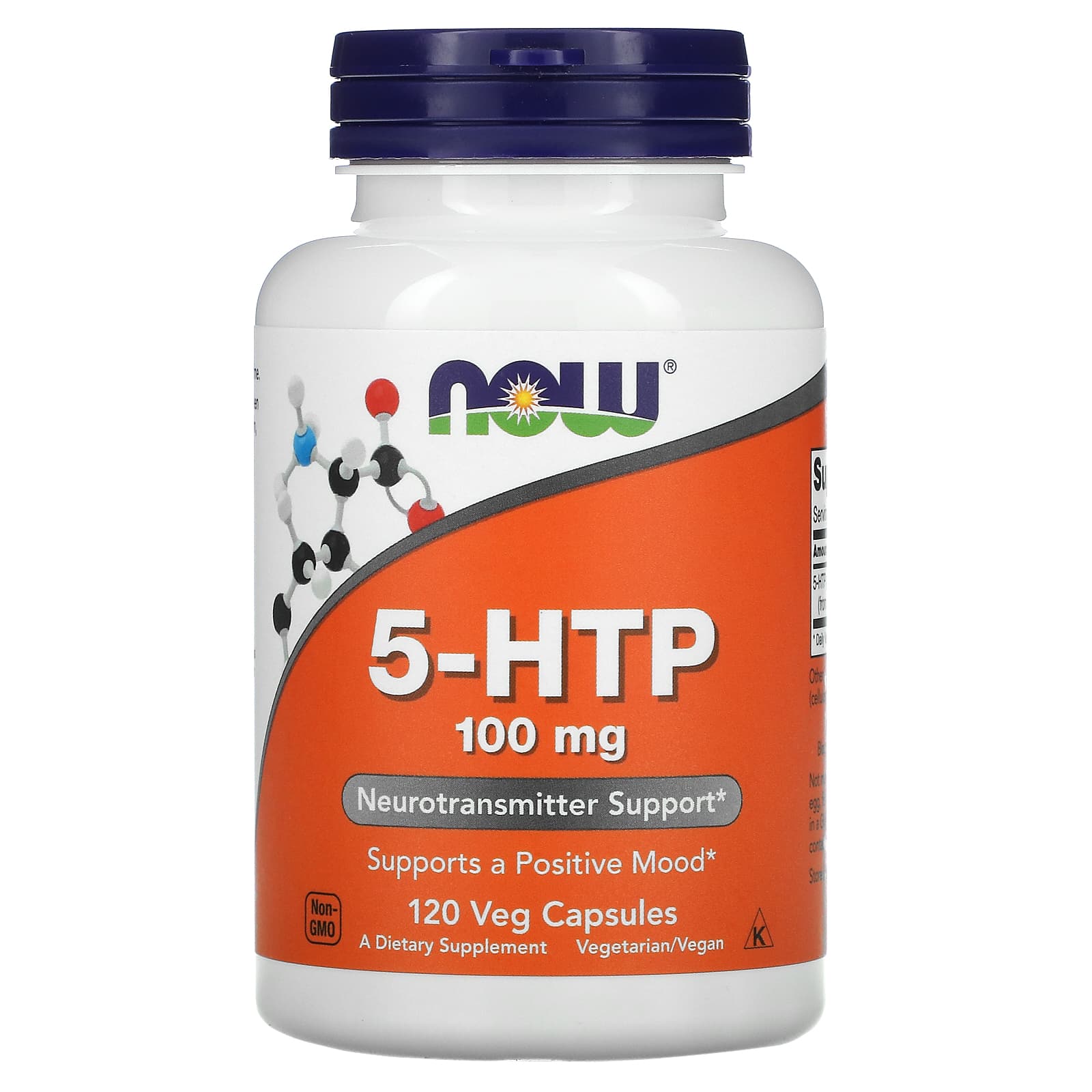NOW Foods 5-HTP – 120 gélules végétales — Tunisie