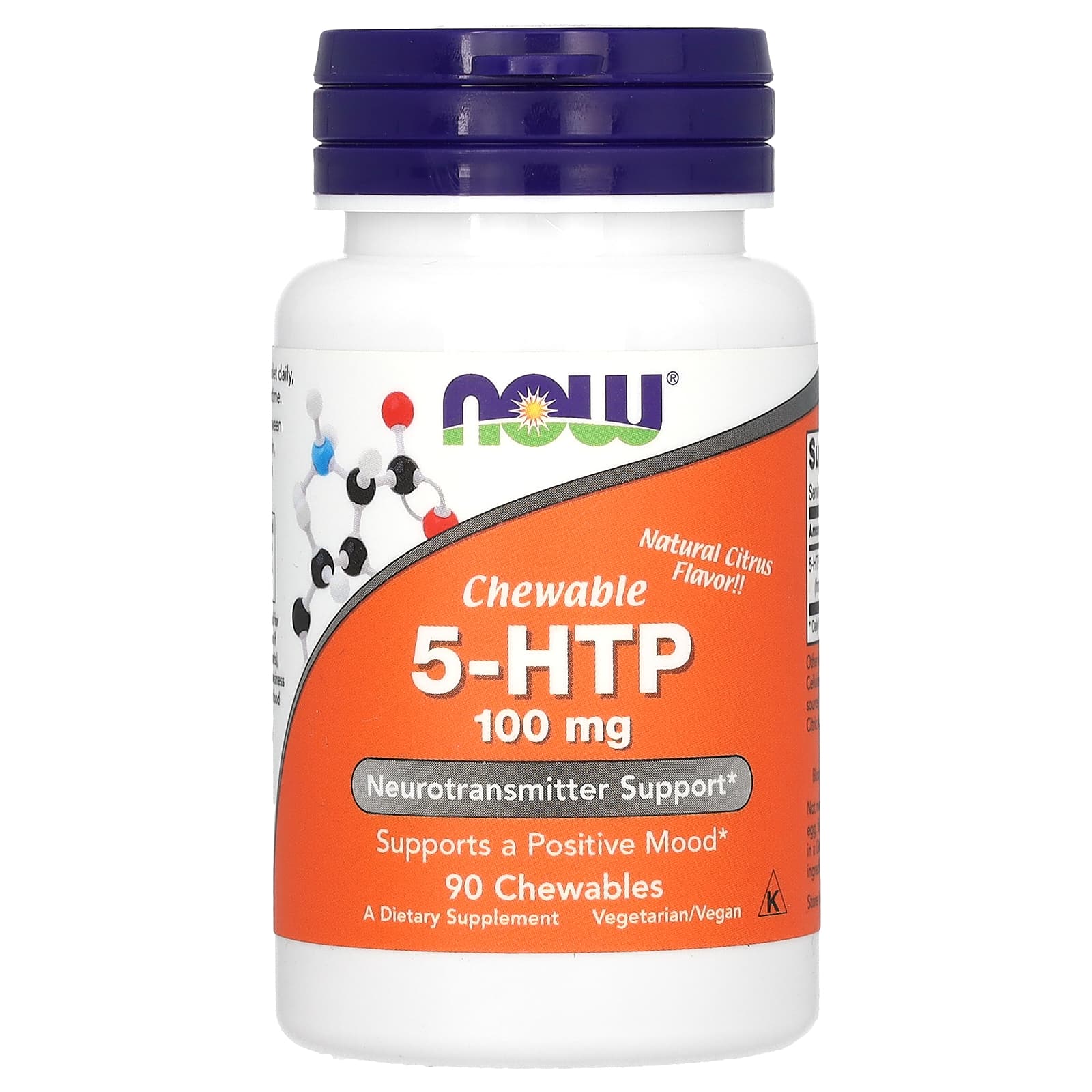 NOW Foods 5-HTP – Natural Citrus – 100 mg — Tunisie
