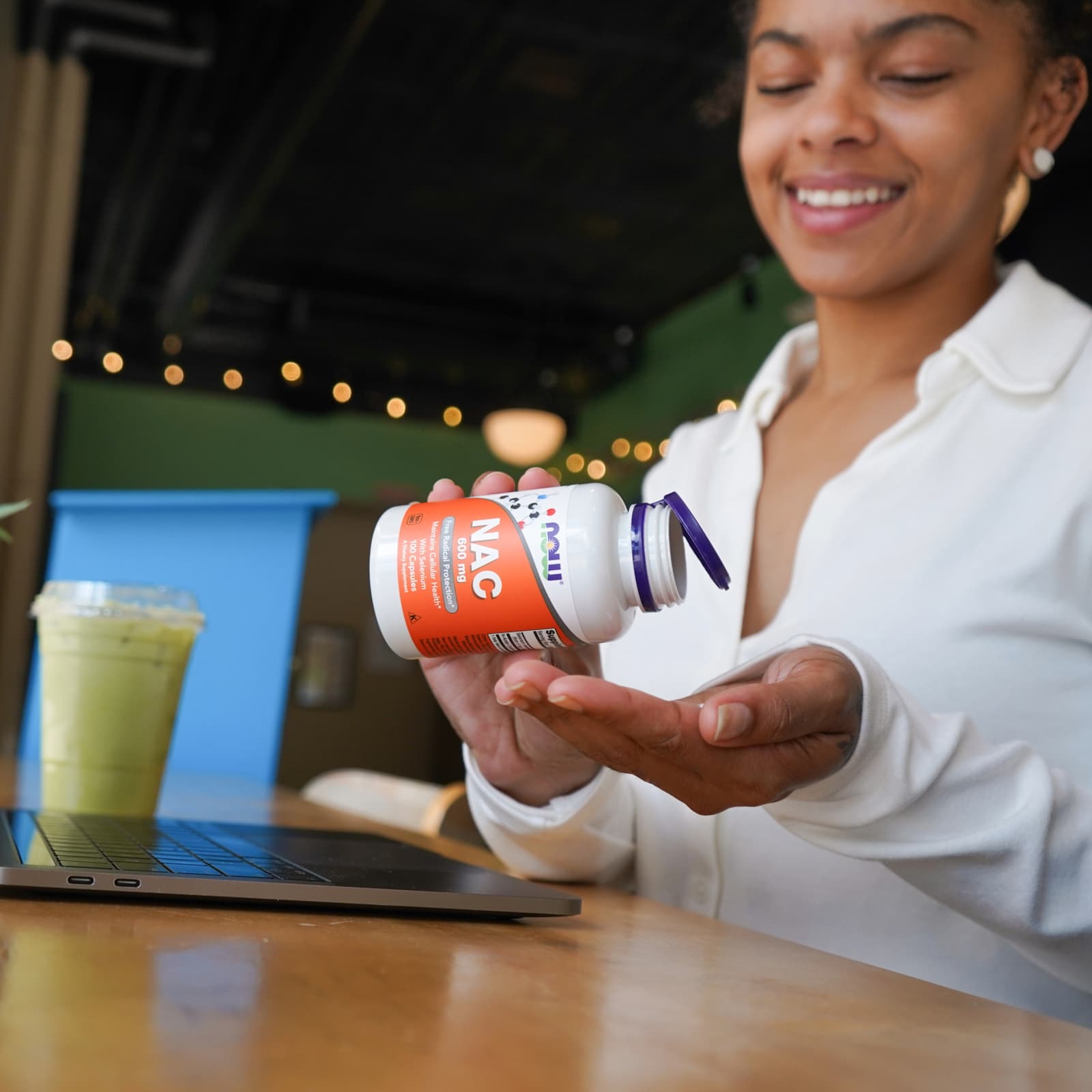 NOW Foods NAC With Selenium – 30 gélules — étiquette 5