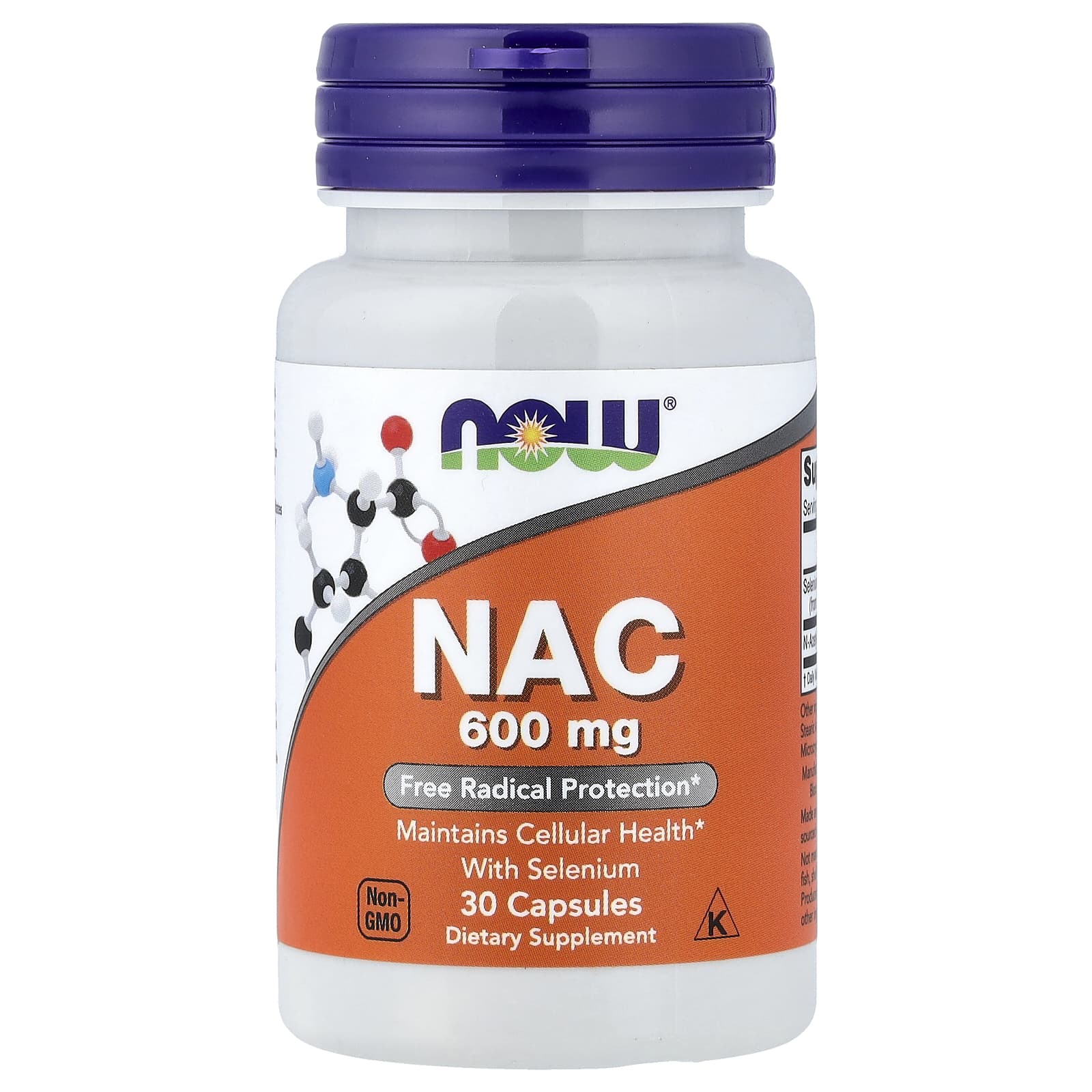 NOW Foods NAC With Selenium – 30 gélules — Tunisie