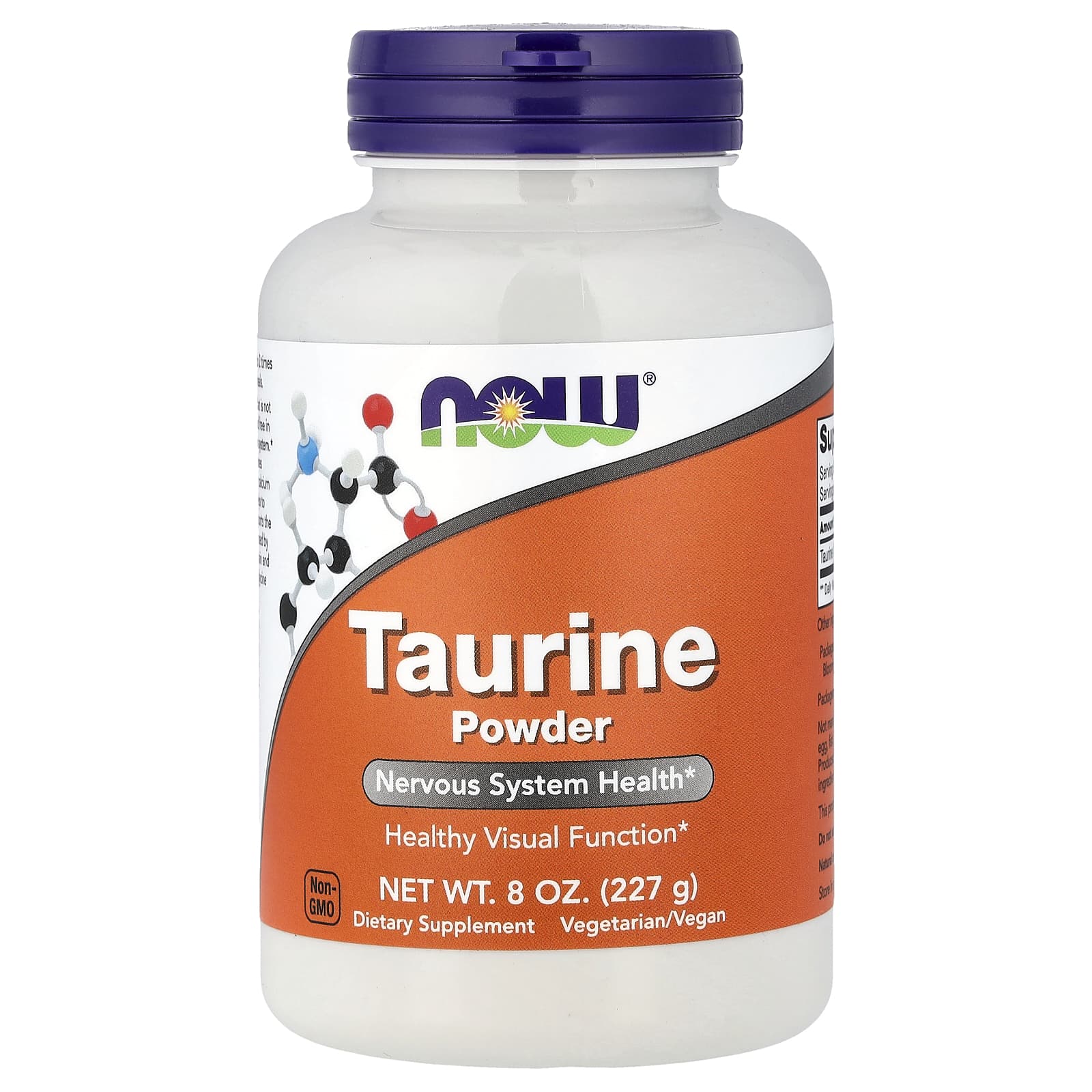 NOW Foods Taurine Powder – 227 g — Tunisie