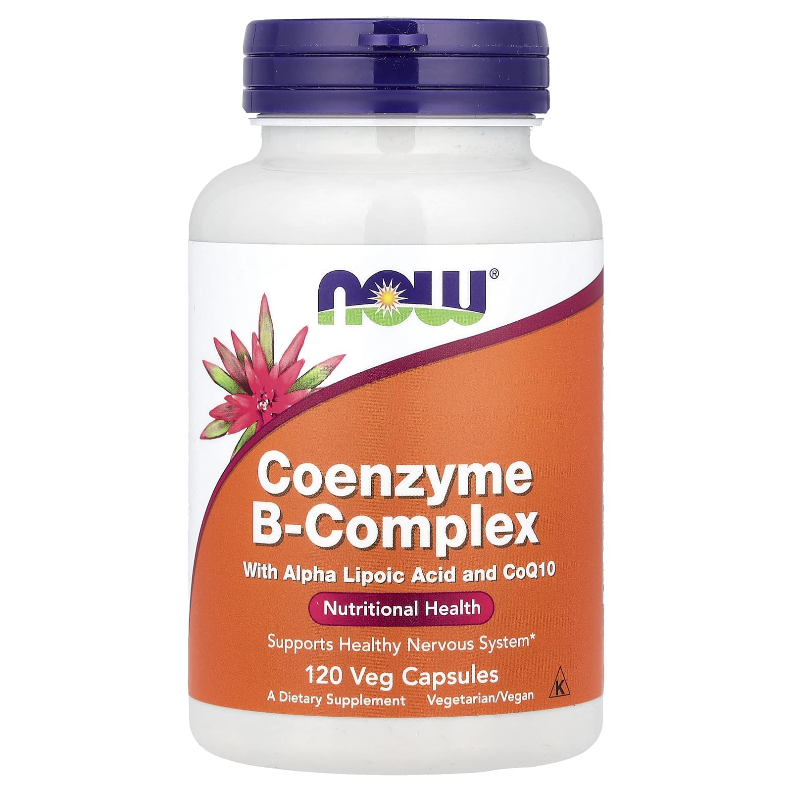 NOW Foods Coenzyme B-Complex With Alpha Lipoic Acid and CoQ10 – 120 gélules végétales — Tunisie