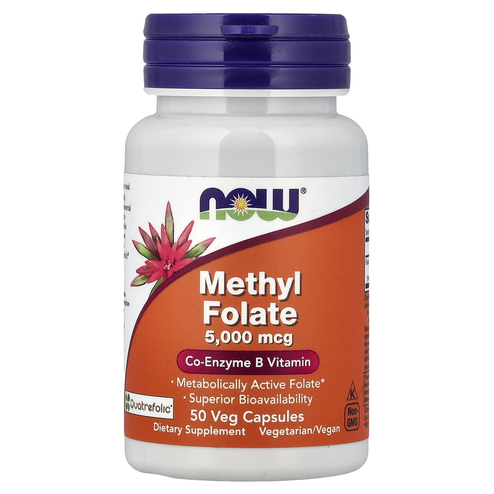NOW Foods Methyl Folate – 50 gélules végétales — Tunisie