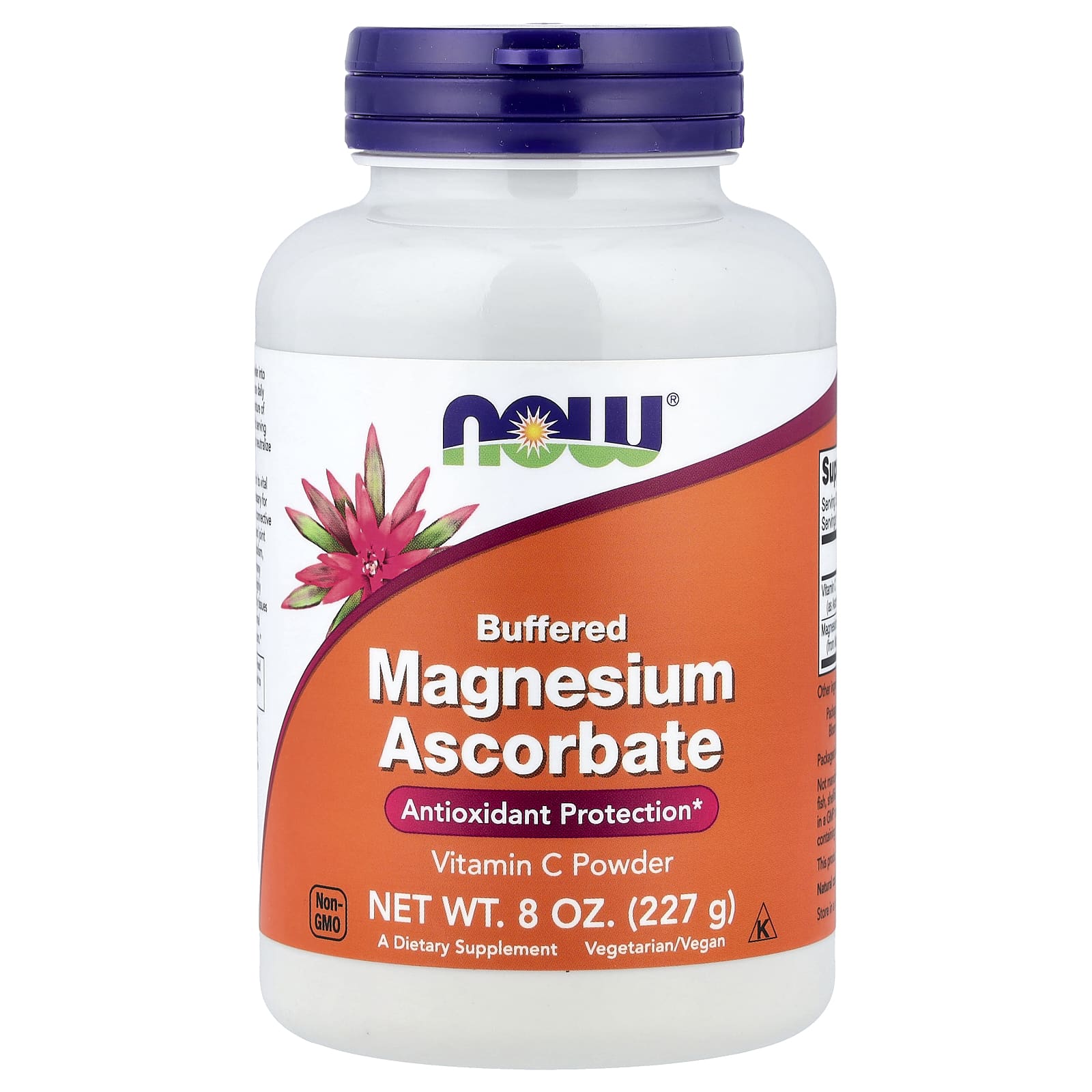 NOW Foods Buffered Magnesium Ascorbate, Vitamin C Powder – 227 g — Tunisie