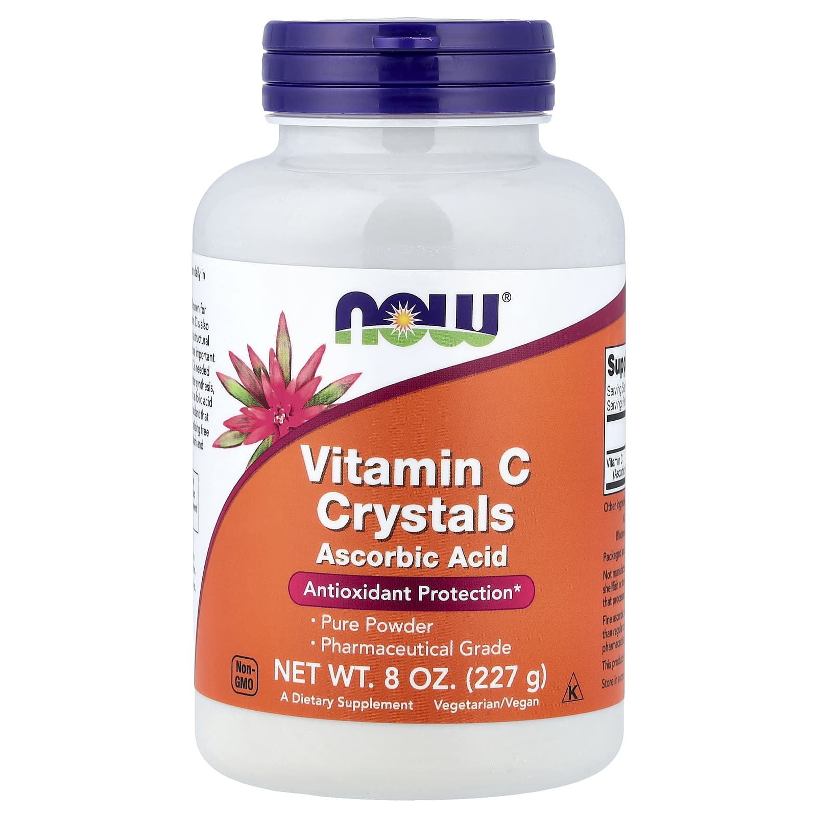 NOW Foods Vitamin C Crystals – 227 g — Tunisie