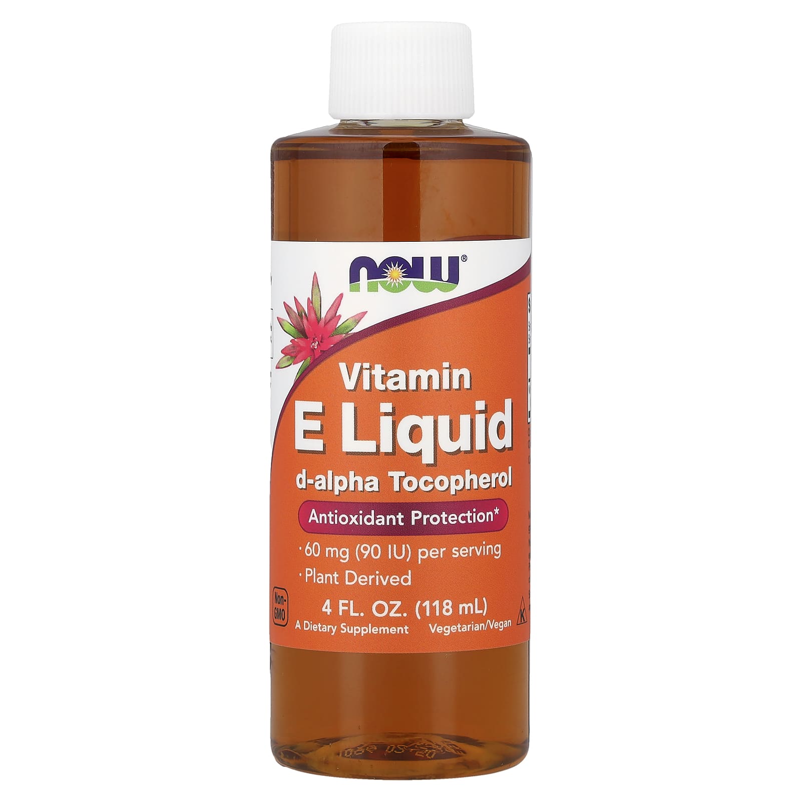 NOW Foods Vitamin E Liquid, D-Alpha Tocopherol – 118 ml — Tunisie