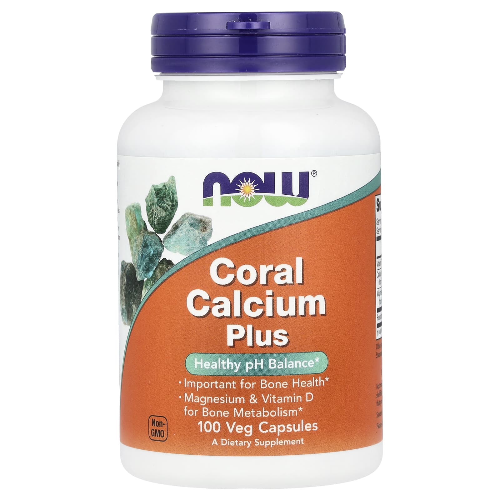 NOW Foods Coral Calcium Plus – 100 gélules végétales — Tunisie