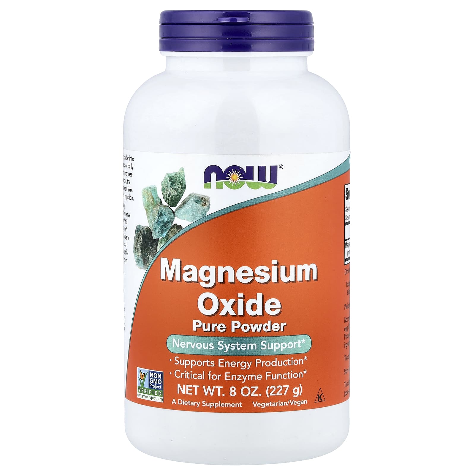 NOW Foods Magnesium Oxide Pure Powder – 227 g — Tunisie