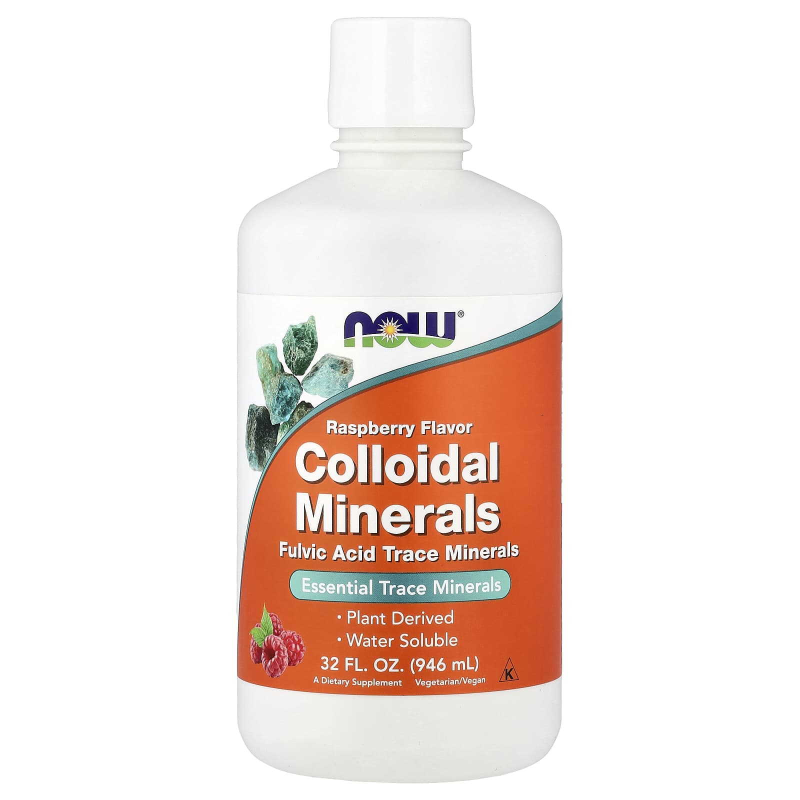 NOW Foods Colloidal Minerals – Raspberry – 946 ml — Tunisie