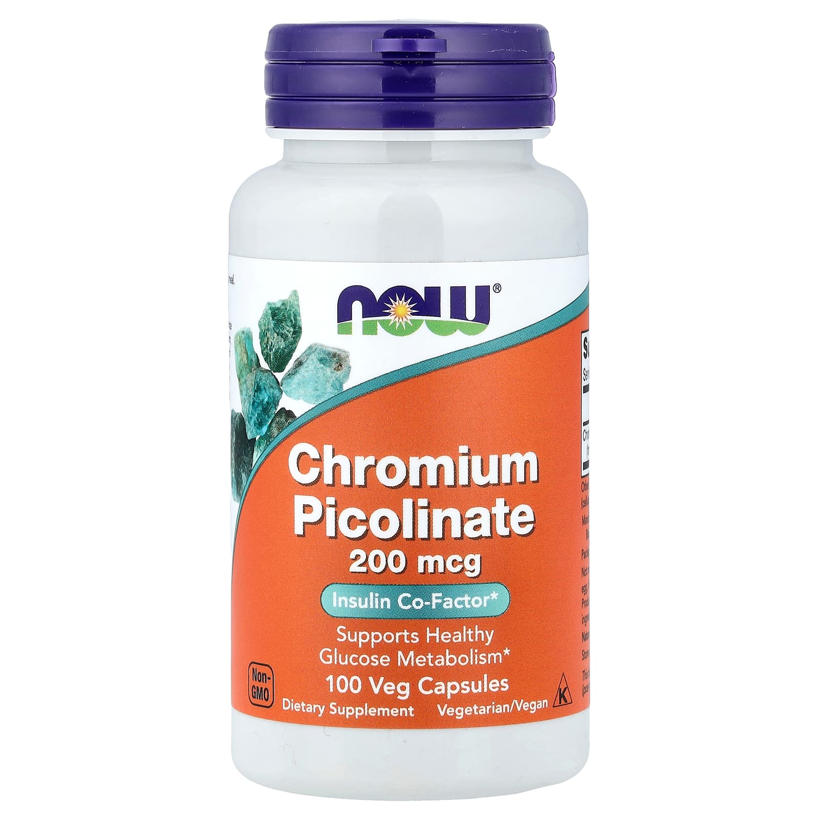 NOW Foods Chromium Picolinate – 100 gélules végétales — Tunisie