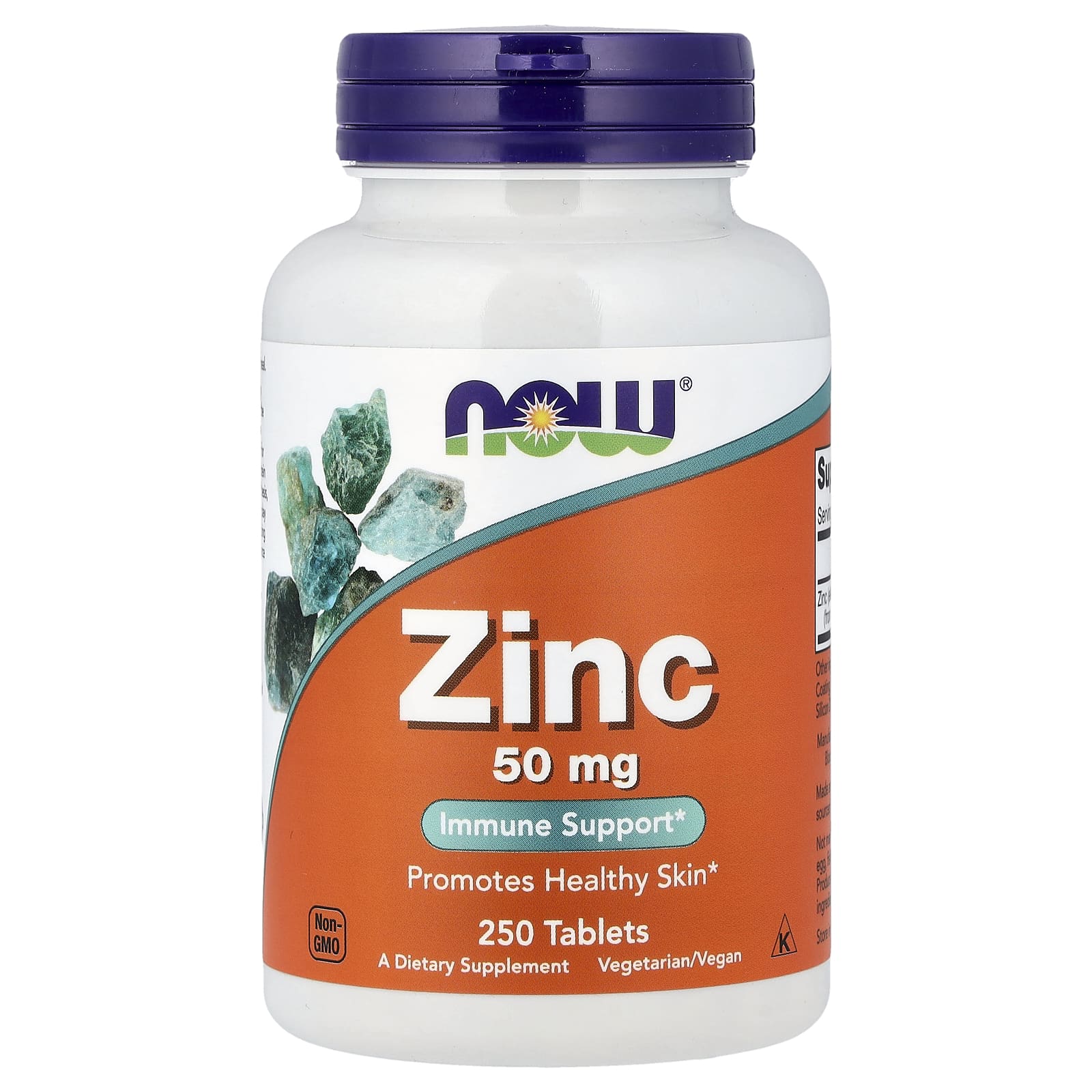 NOW Foods Zinc – 250 comprimés — Tunisie