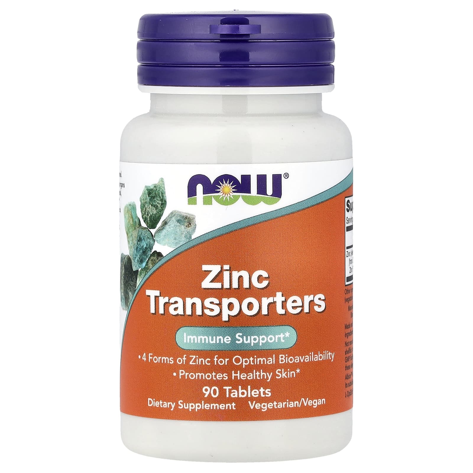NOW Foods Zinc Transporters – 90 comprimés — Tunisie