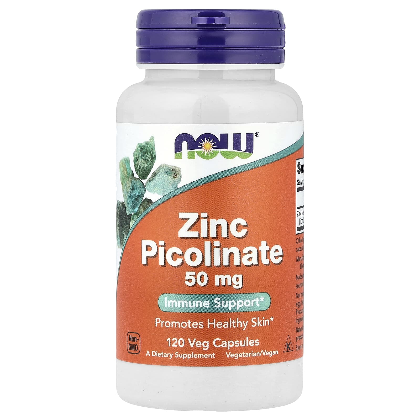 NOW Foods Zinc Picolinate – 120 gélules végétales — Tunisie