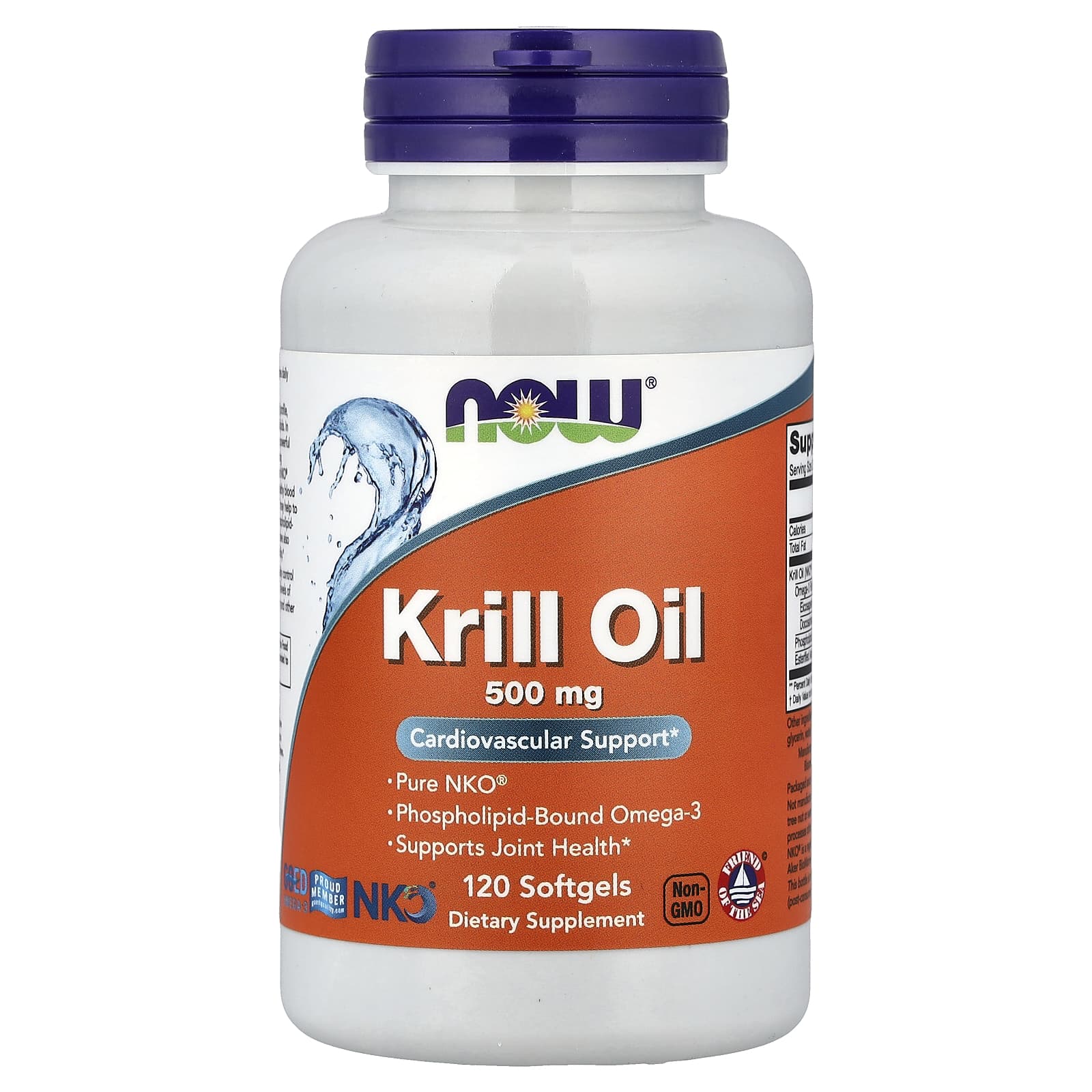 NOW Foods Krill Oil – 120 capsules molles — Tunisie