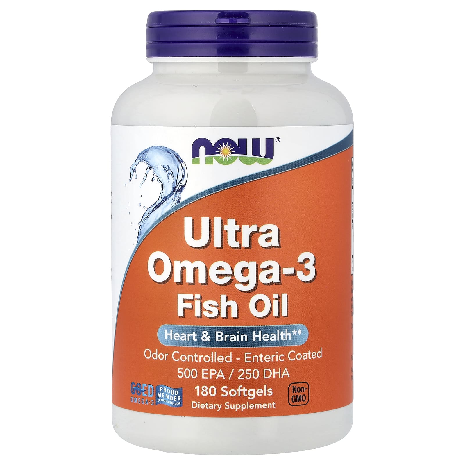 NOW Foods Ultra Omega-3 Fish Oil – 180 capsules molles — Tunisie