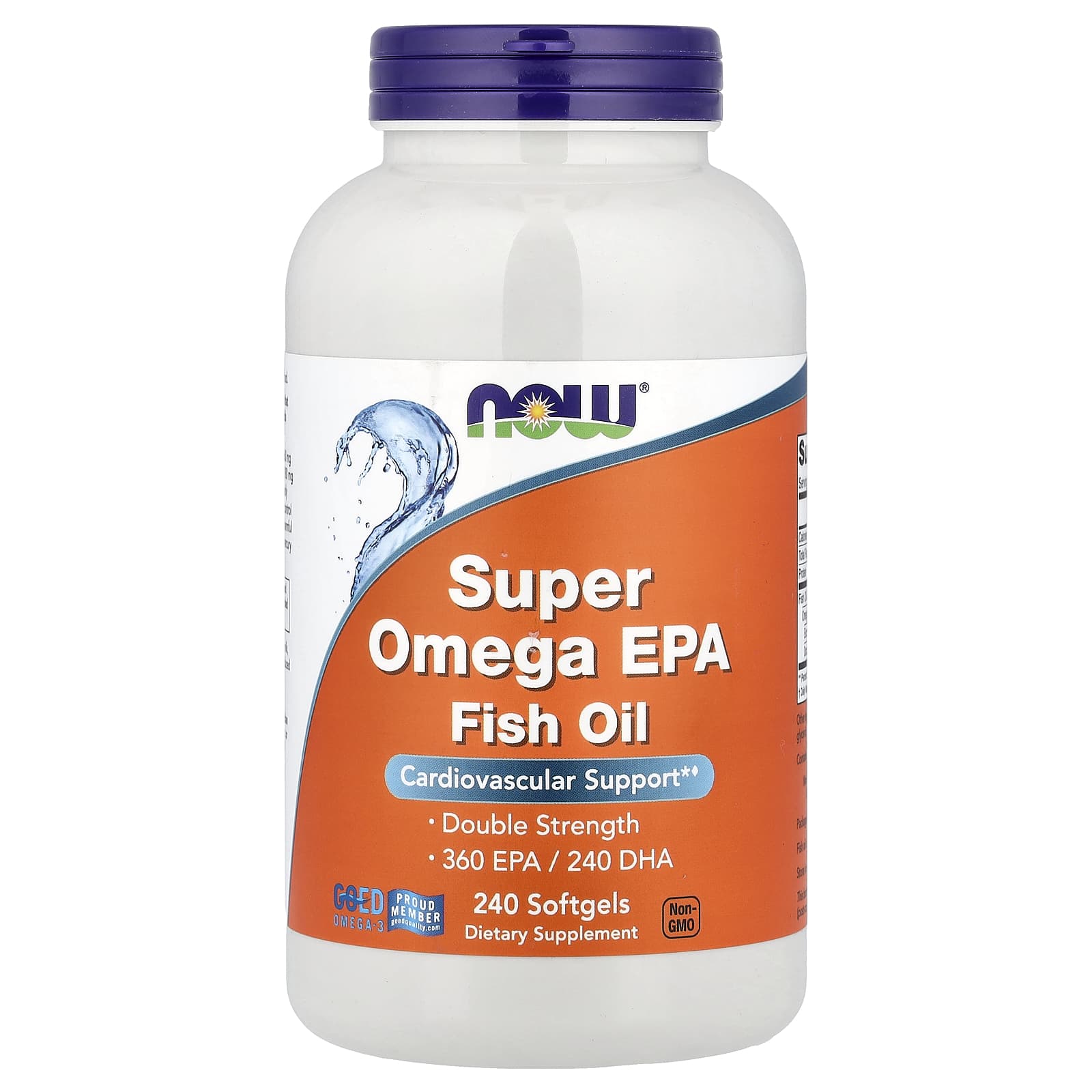 NOW Foods Super Omega EPA Fish Oil – 240 capsules molles — Tunisie