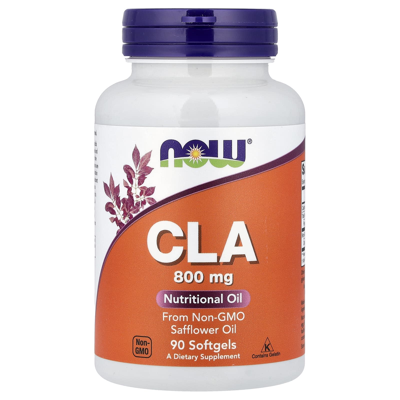 NOW Foods CLA – 90 capsules molles — Tunisie