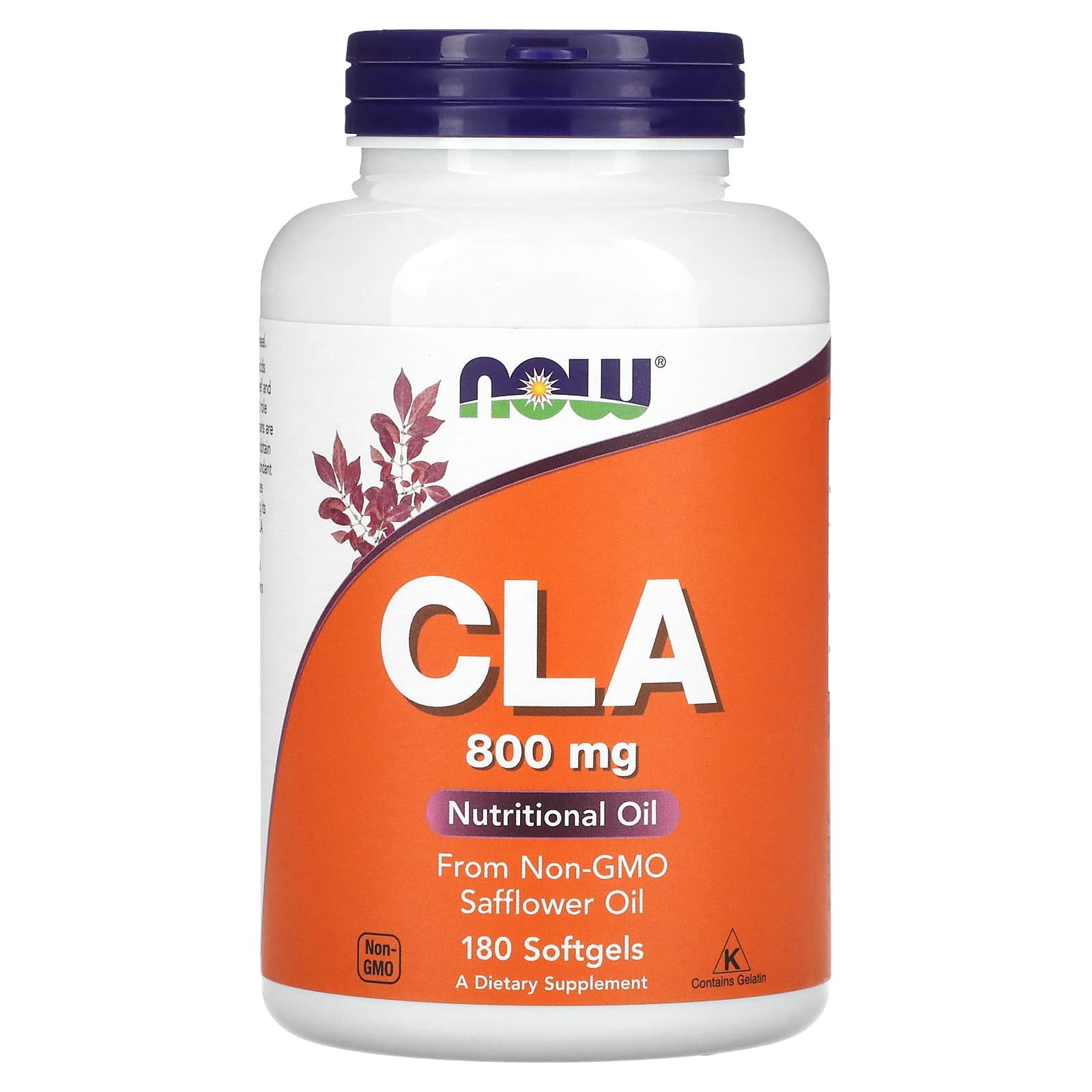 NOW Foods CLA – 180 capsules molles — Tunisie