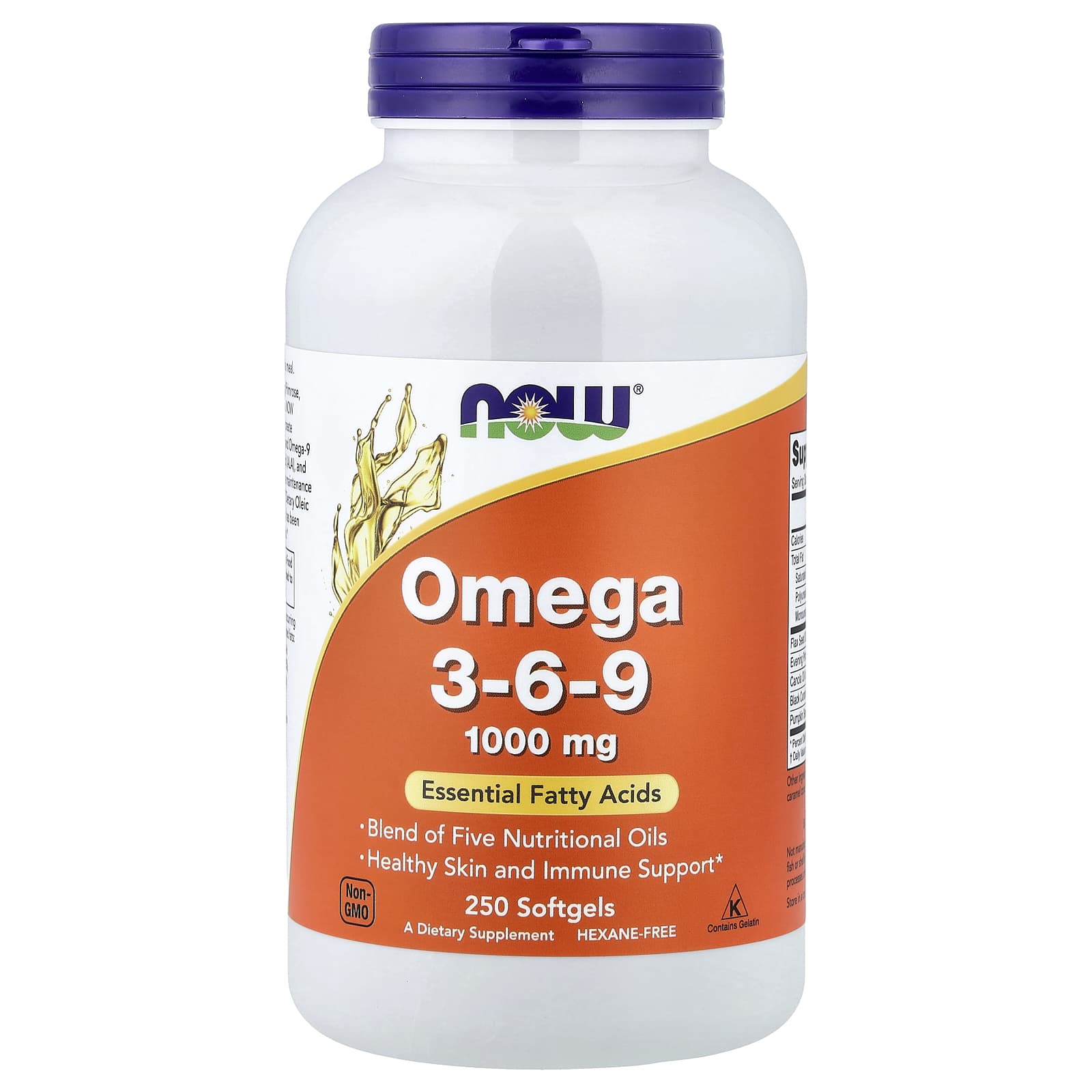 NOW Foods Omega 3-6-9 – 250 capsules molles — Tunisie