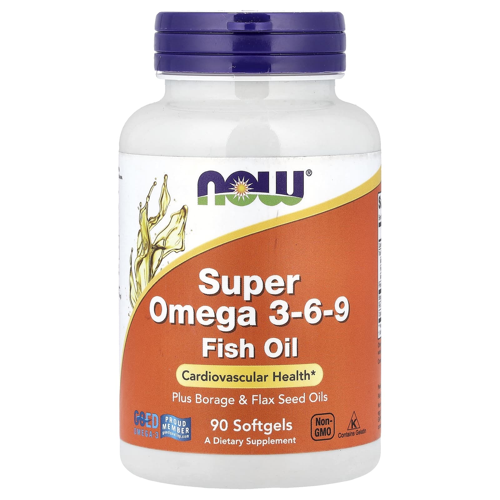 NOW Foods Super Omega 3-6-9 Fish Oil – 90 capsules molles — Tunisie