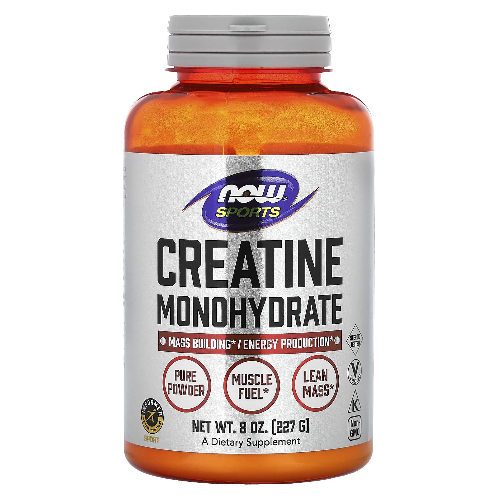NOW Foods Sports, Creatine Monohydrate – 227 g — Tunisie