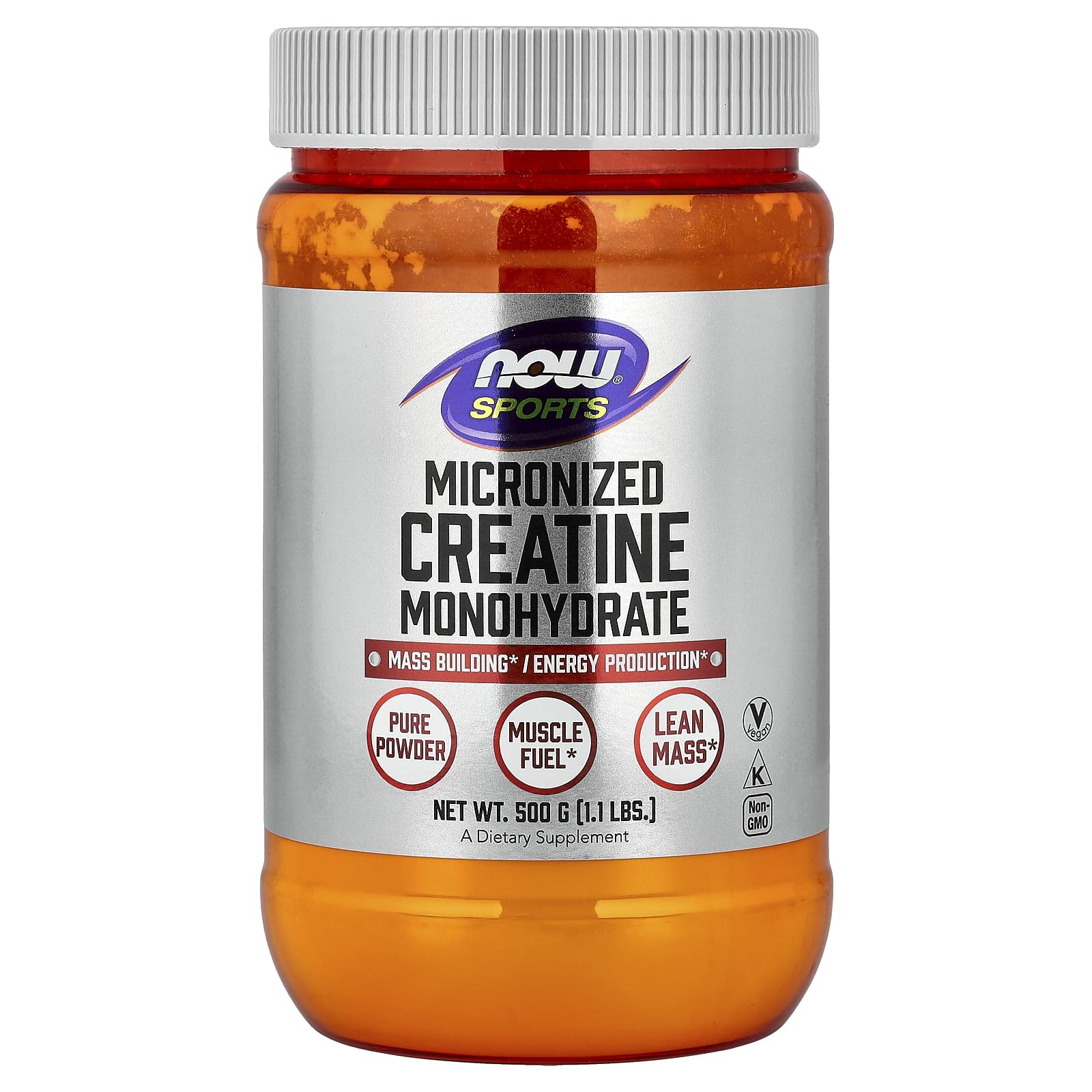 NOW Foods Sports, Micronized Creatine Monohydrate – 500 g — Tunisie