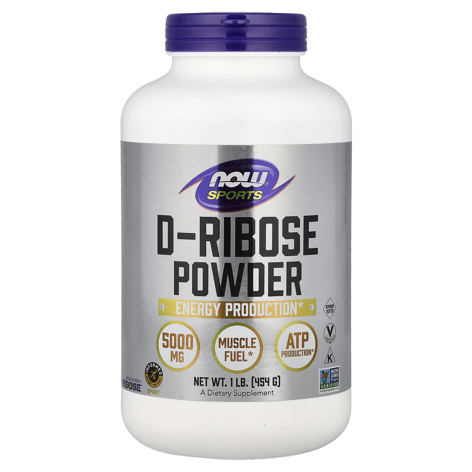 NOW Foods Sports, D-Ribose Powder – 454 g — Tunisie