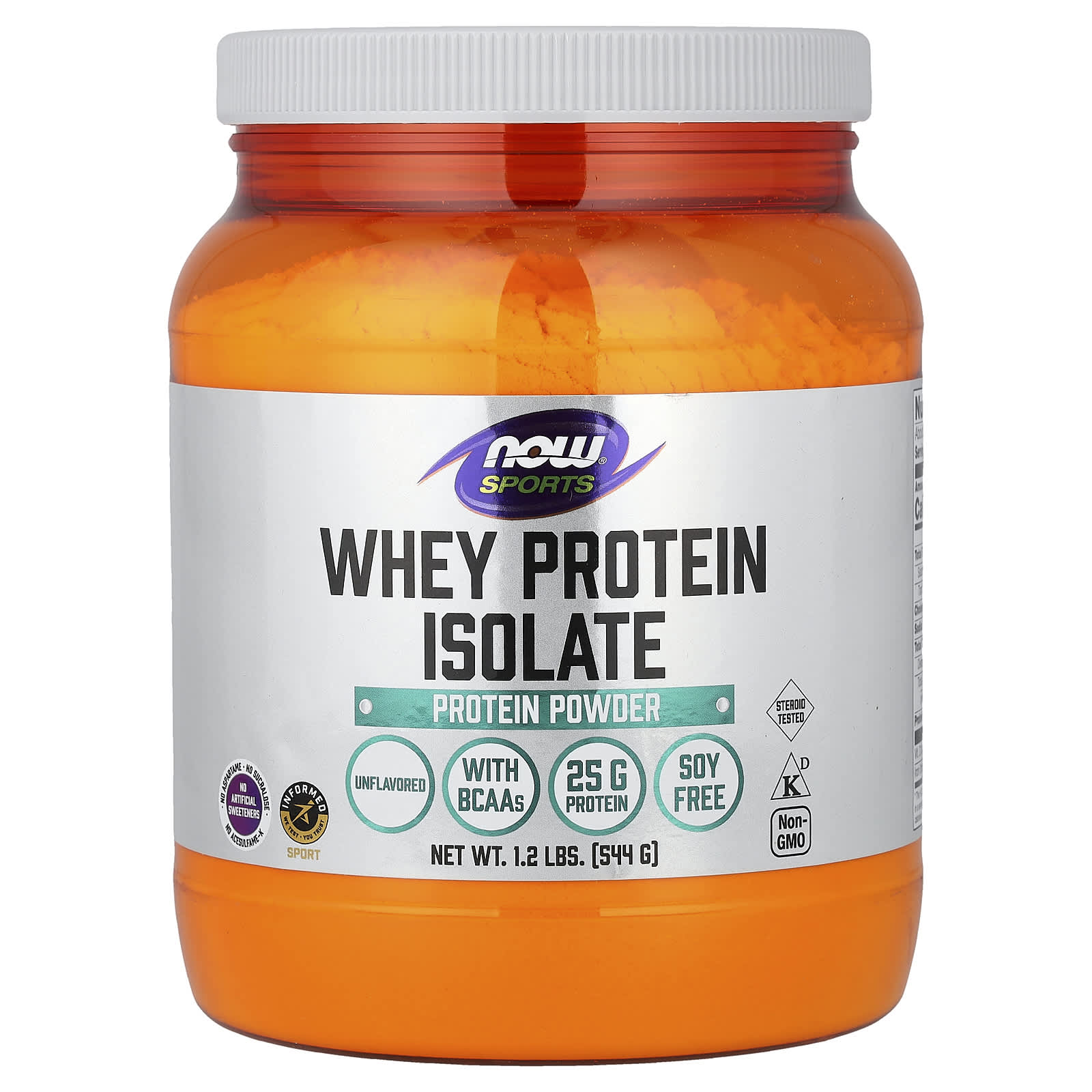 NOW Foods Sports, Whey Protein Isolate – Sans arôme – 544 g — Tunisie