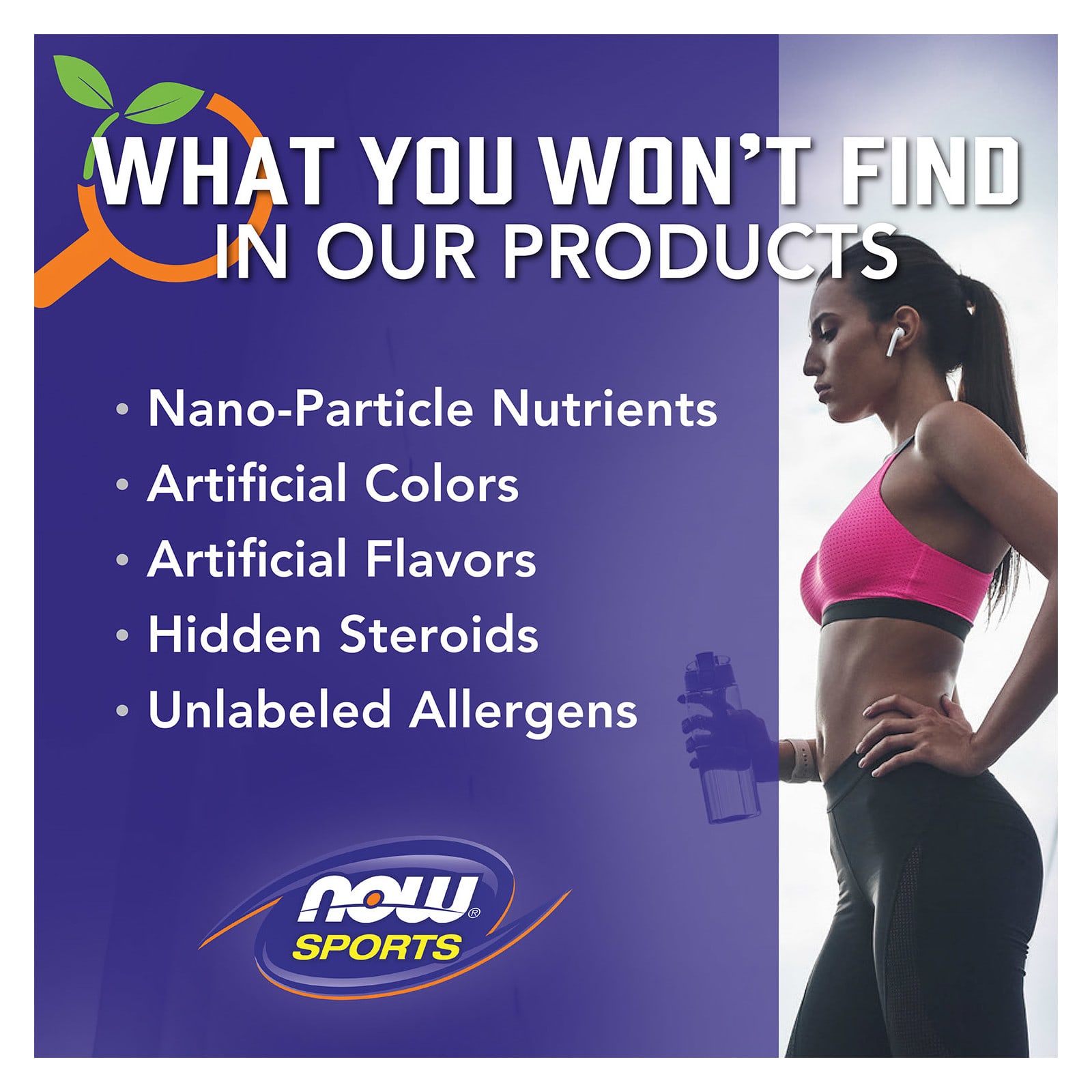 NOW Foods Sports, Whey Protein Powder – Creamy Vanilla – 907 g — étiquette 1