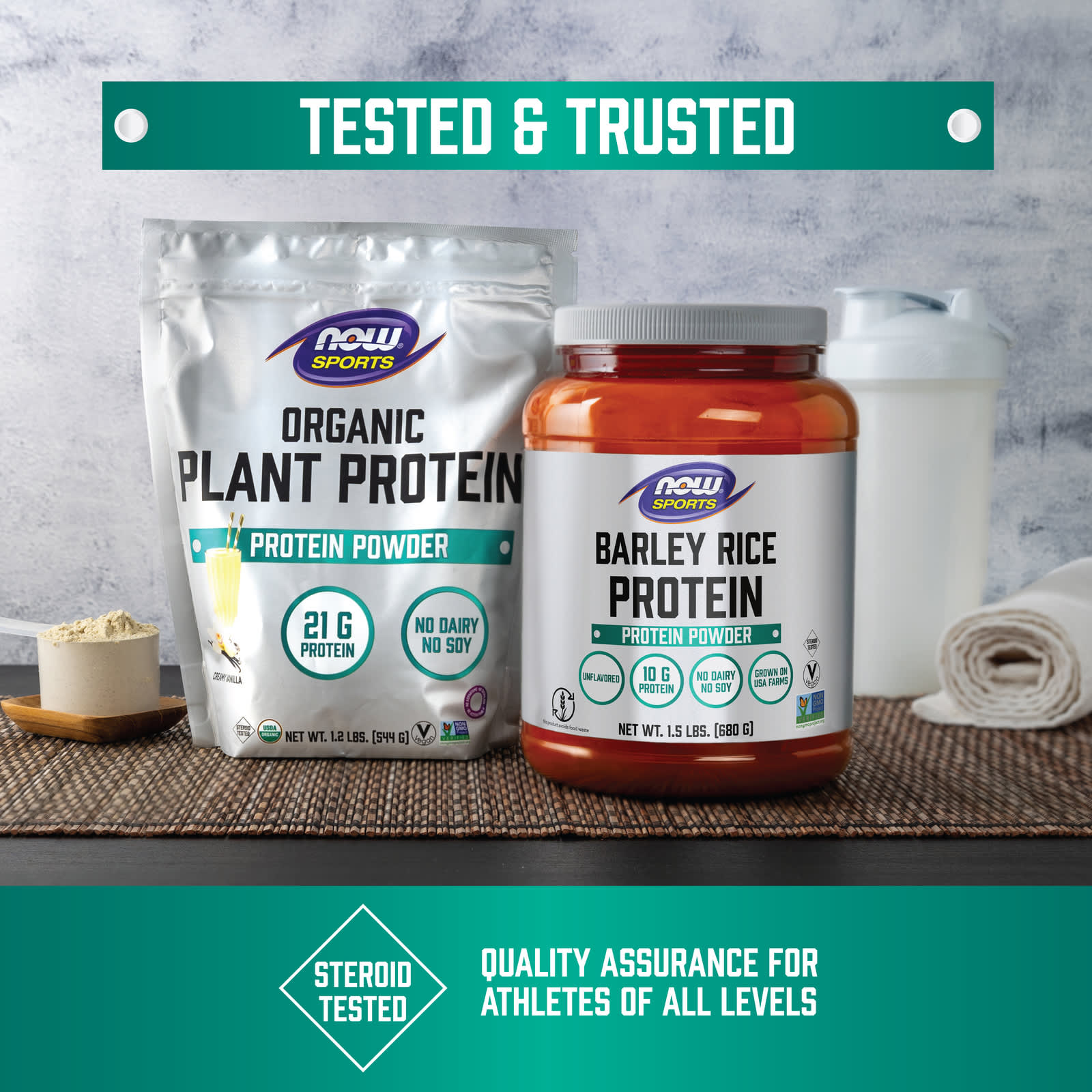 NOW Foods Sports, Organic Pumpkin Seed Protein Powder – Sans arôme – 454 g — étiquette 3