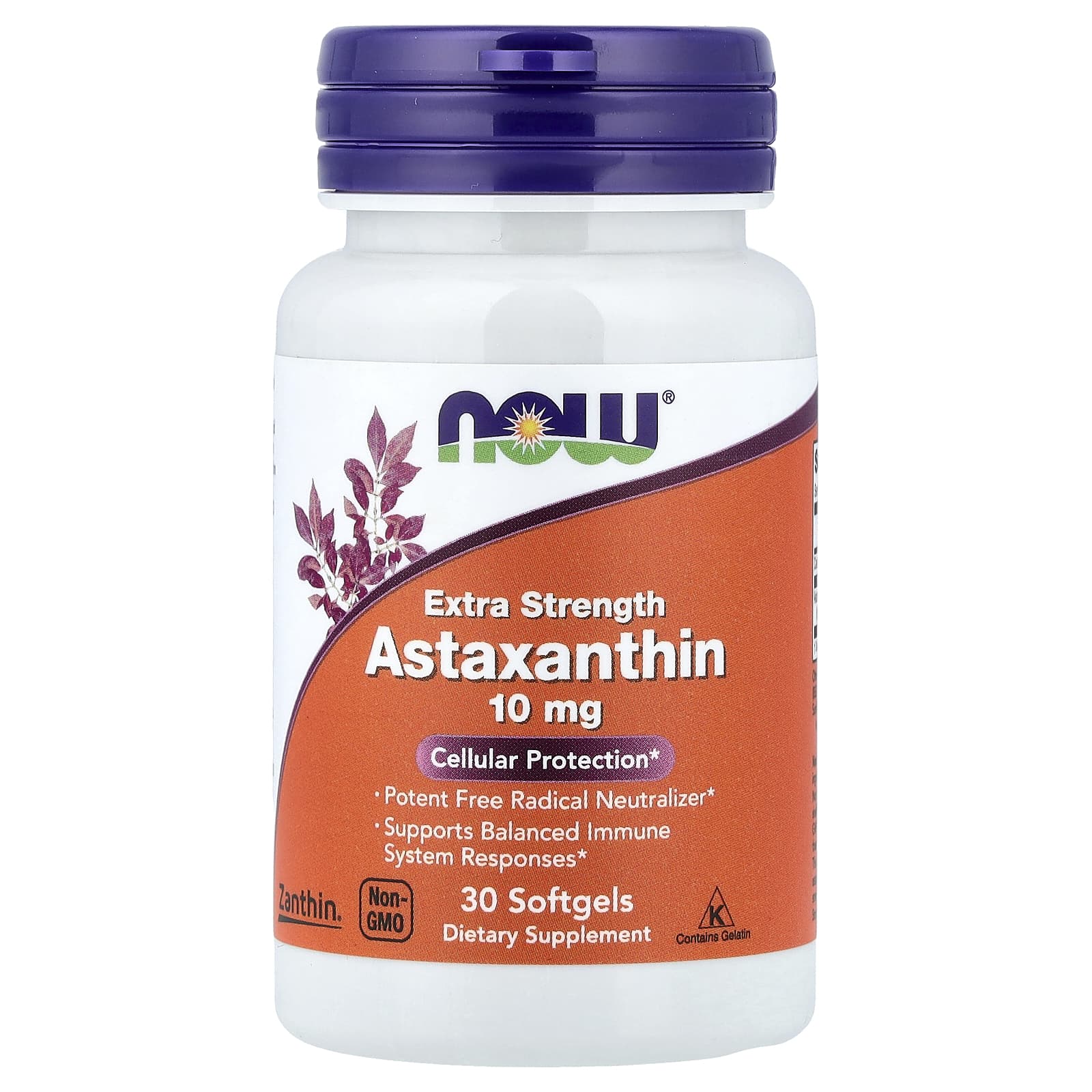 NOW Foods Astaxanthin – 30 capsules molles — Tunisie