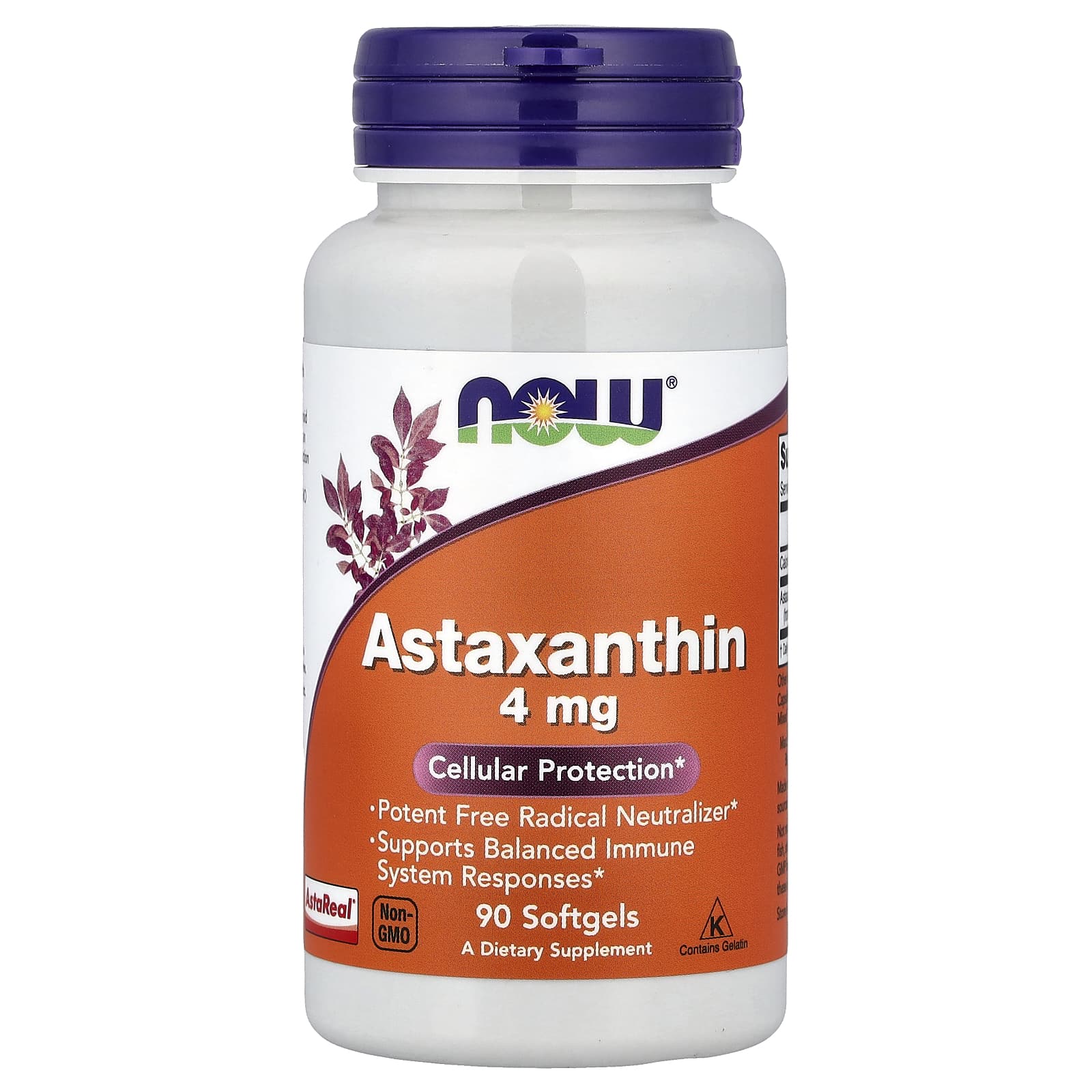NOW Foods Astaxanthin – 90 capsules molles — Tunisie