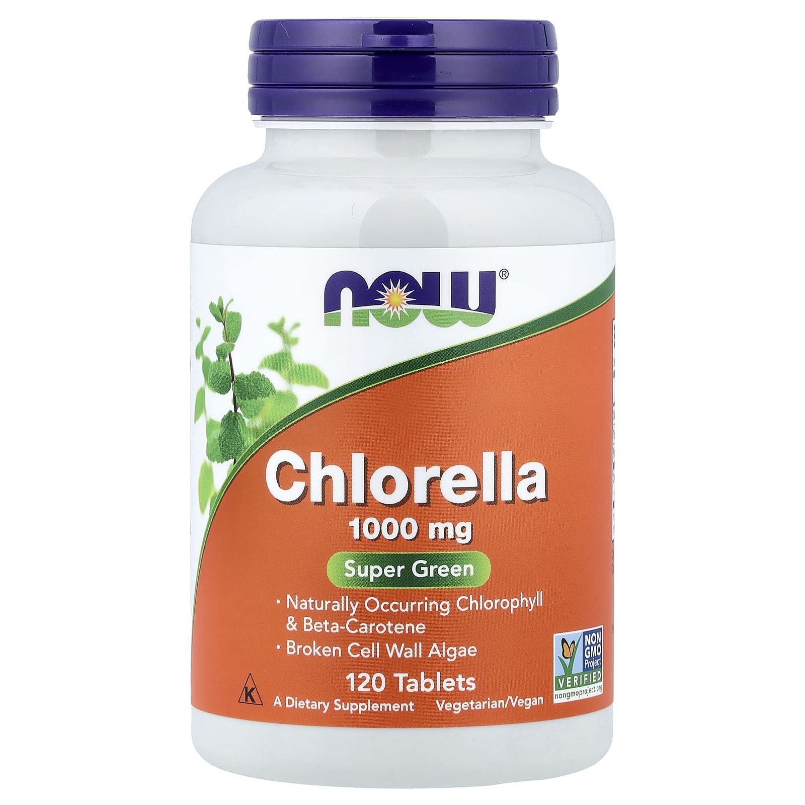 NOW Foods Chlorella – 120 comprimés — Tunisie