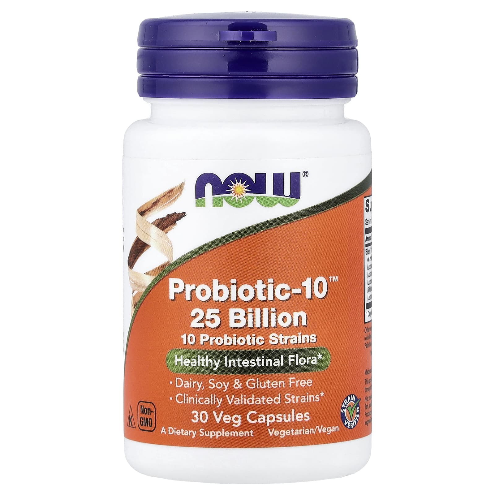 NOW Foods Probiotic-10 – 30 gélules végétales — Tunisie