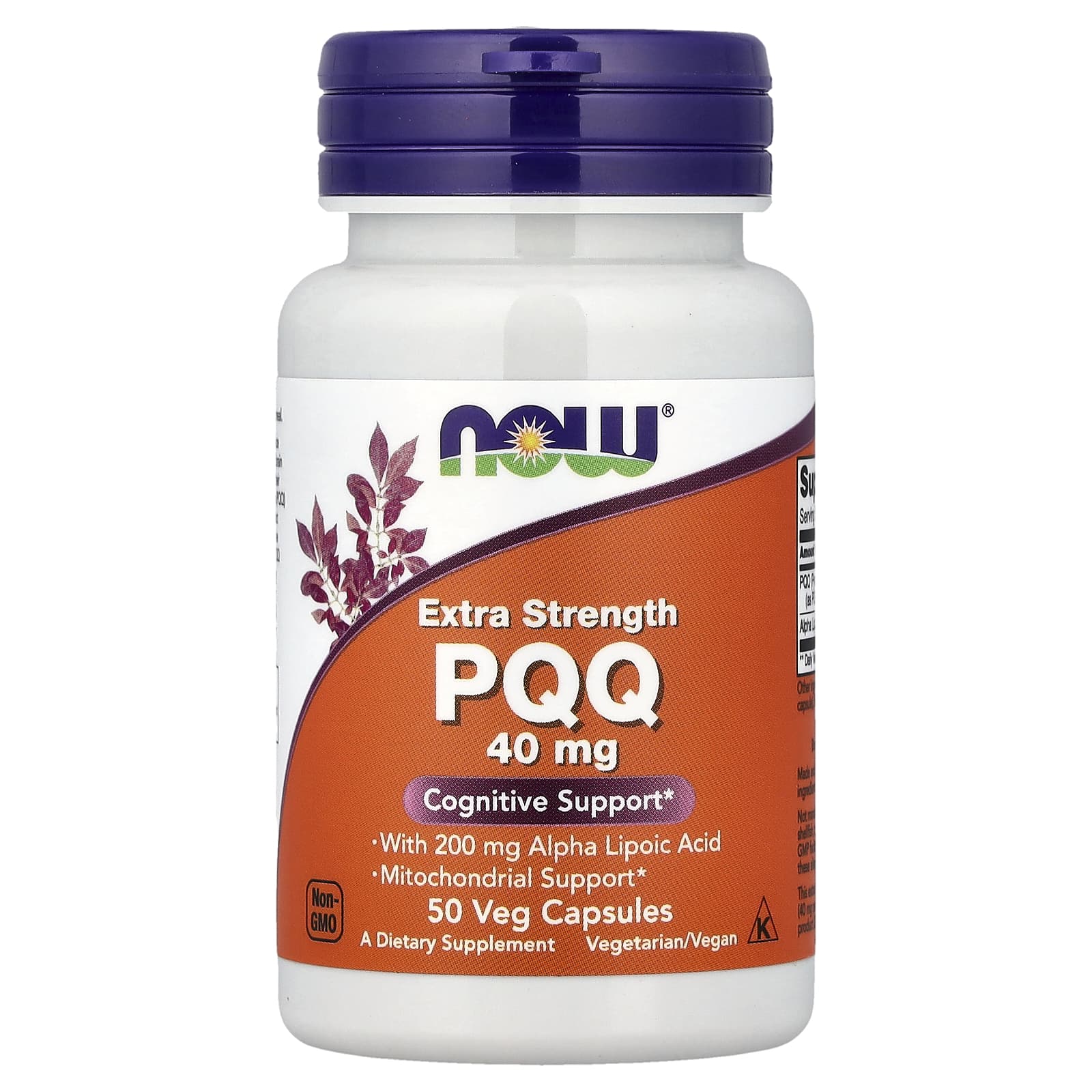 NOW Foods PQQ With Alpha Lipoic Acid – 50 gélules végétales — Tunisie