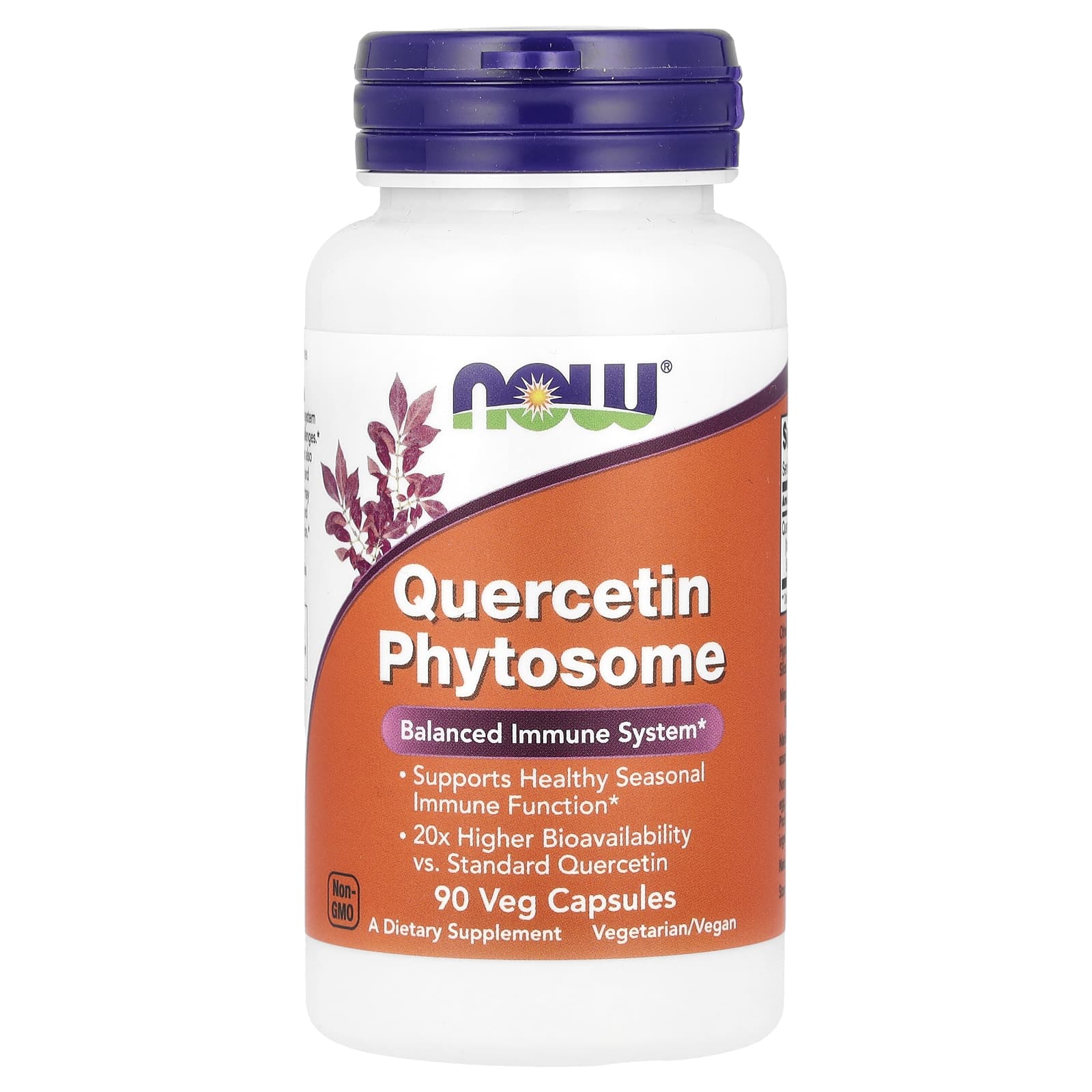NOW Foods Quercetin Phytosome – 90 gélules végétales — Tunisie