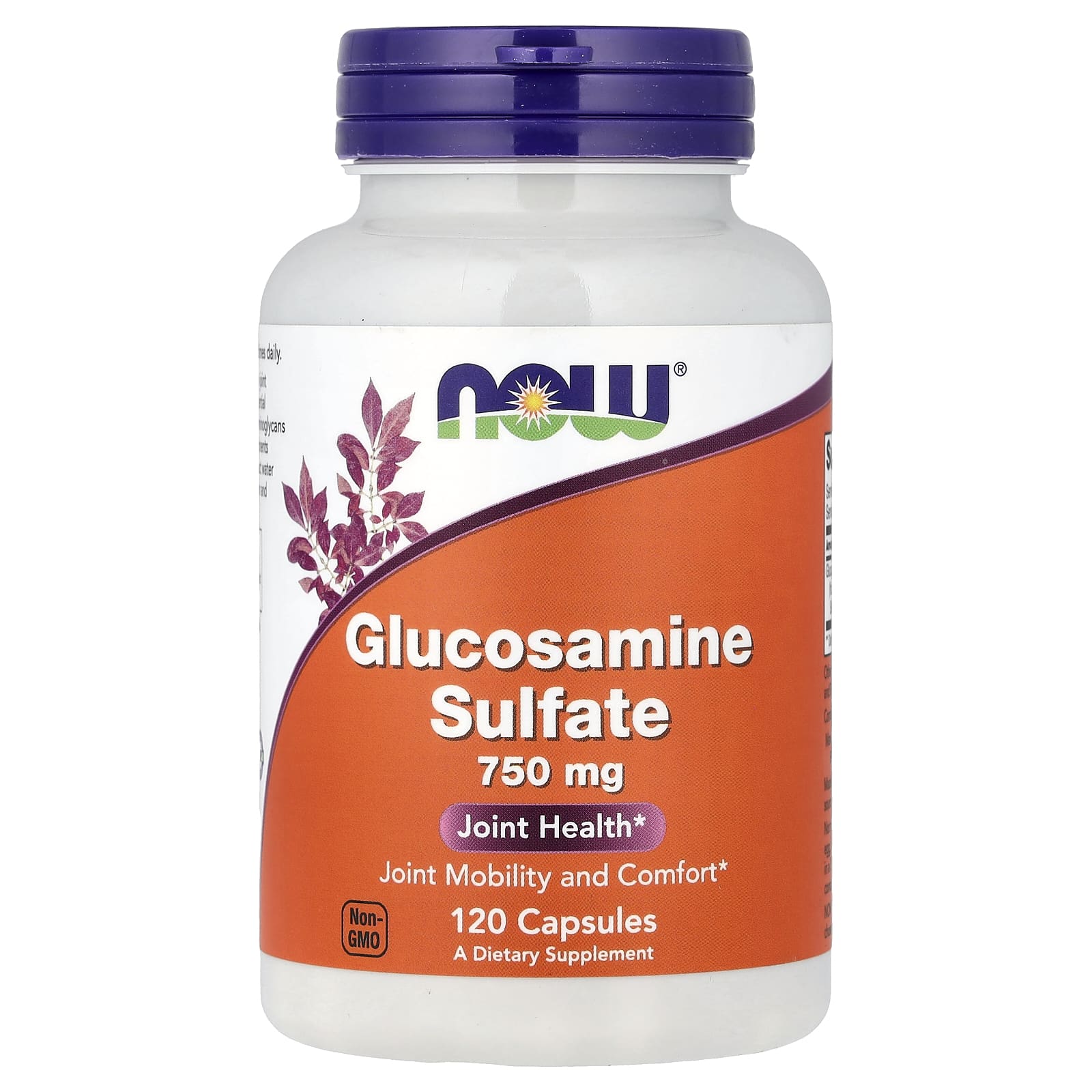 NOW Foods Glucosamine Sulfate – 120 gélules — Tunisie