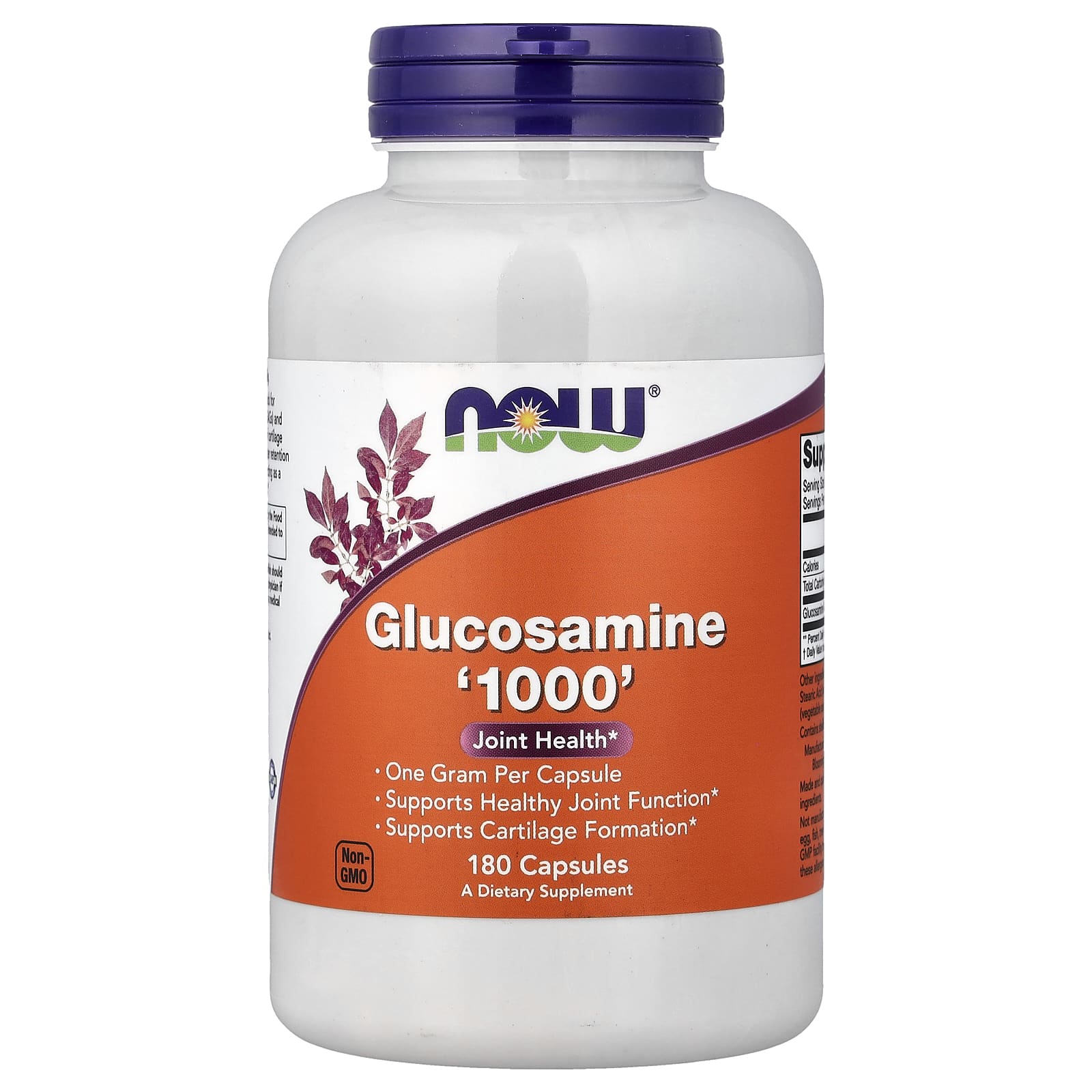 NOW Foods Glucosamine '1000' – 180 gélules — Tunisie