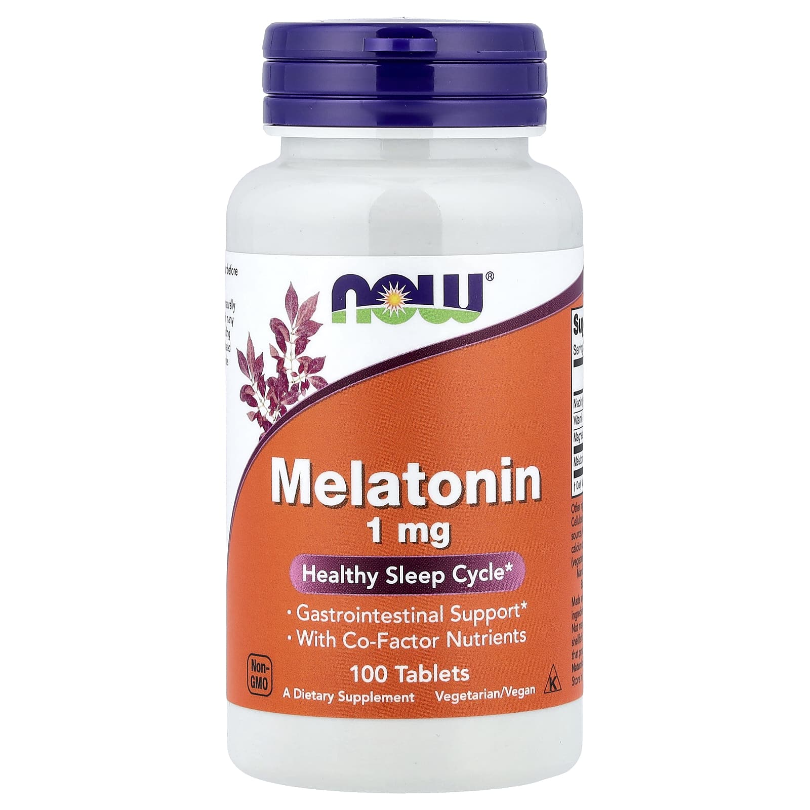 NOW Foods Melatonin – 100 comprimés — Tunisie