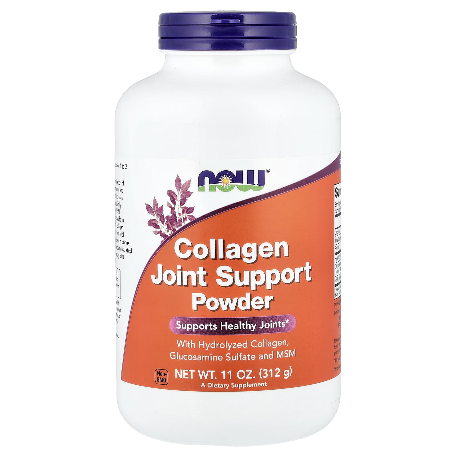 NOW Foods Collagen Joint Support Powder – 312 g — Tunisie