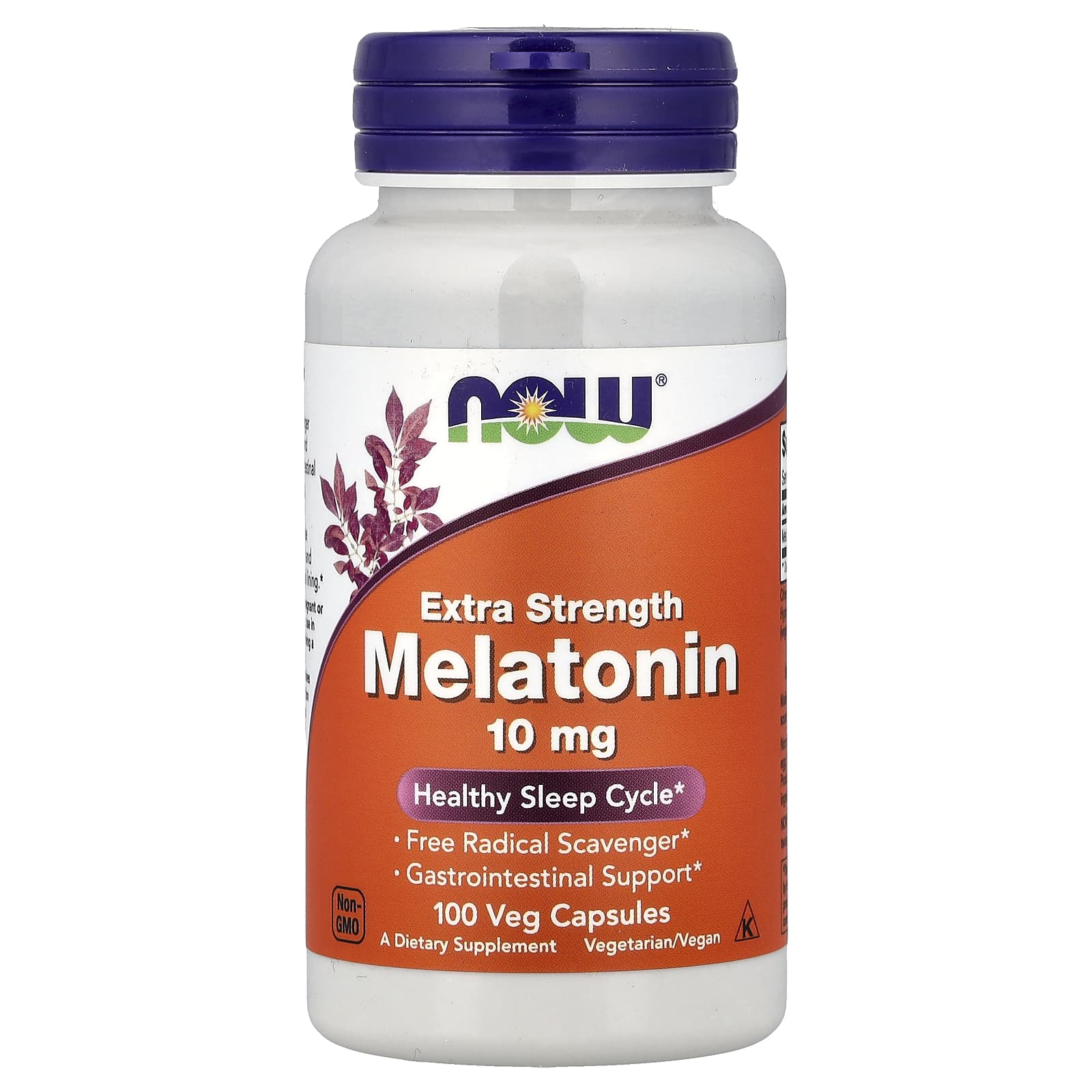 NOW Foods Melatonin – 100 gélules végétales — Tunisie
