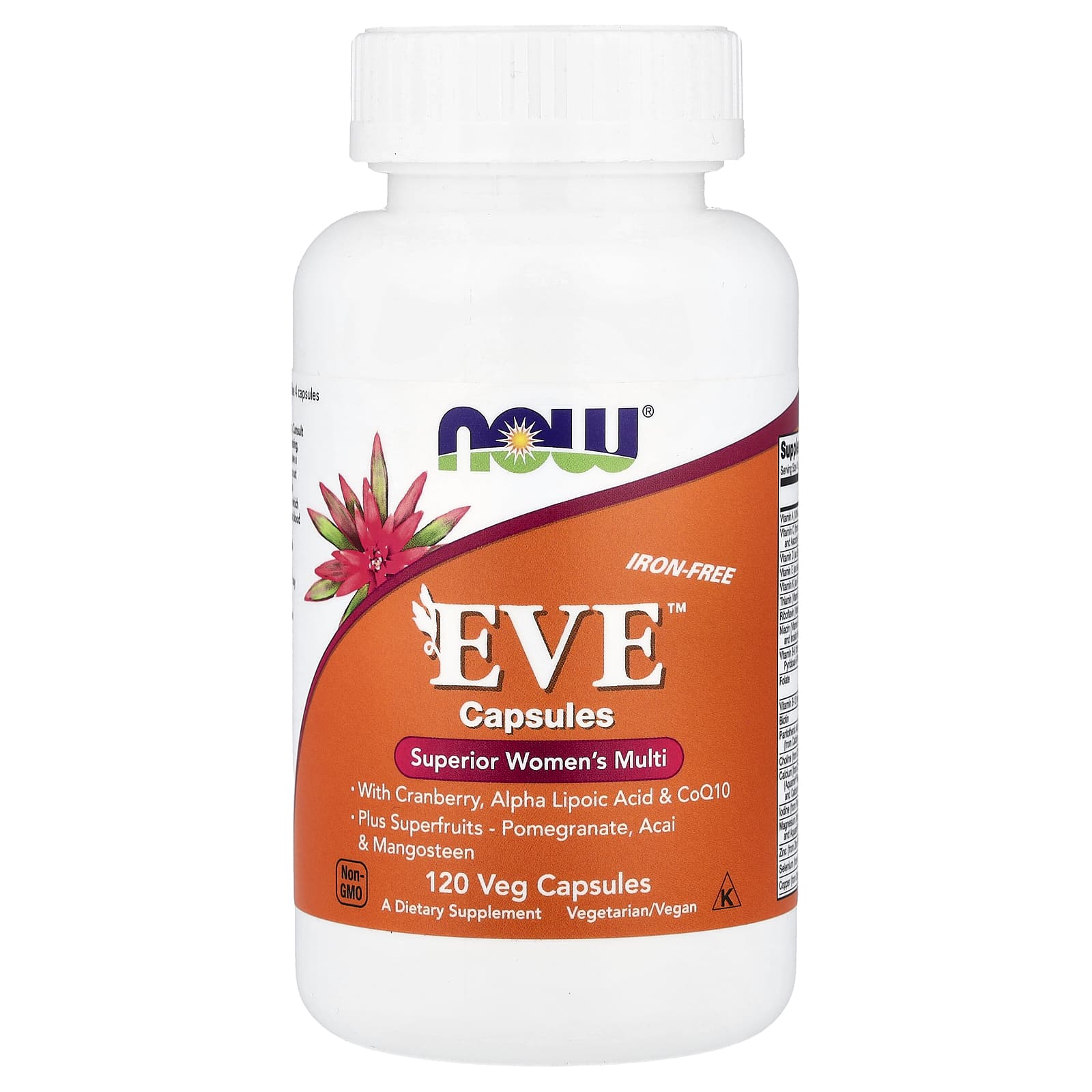NOW Foods Eve, Superior Women's Multi, Iron-Free – 120 gélules végétales — Tunisie